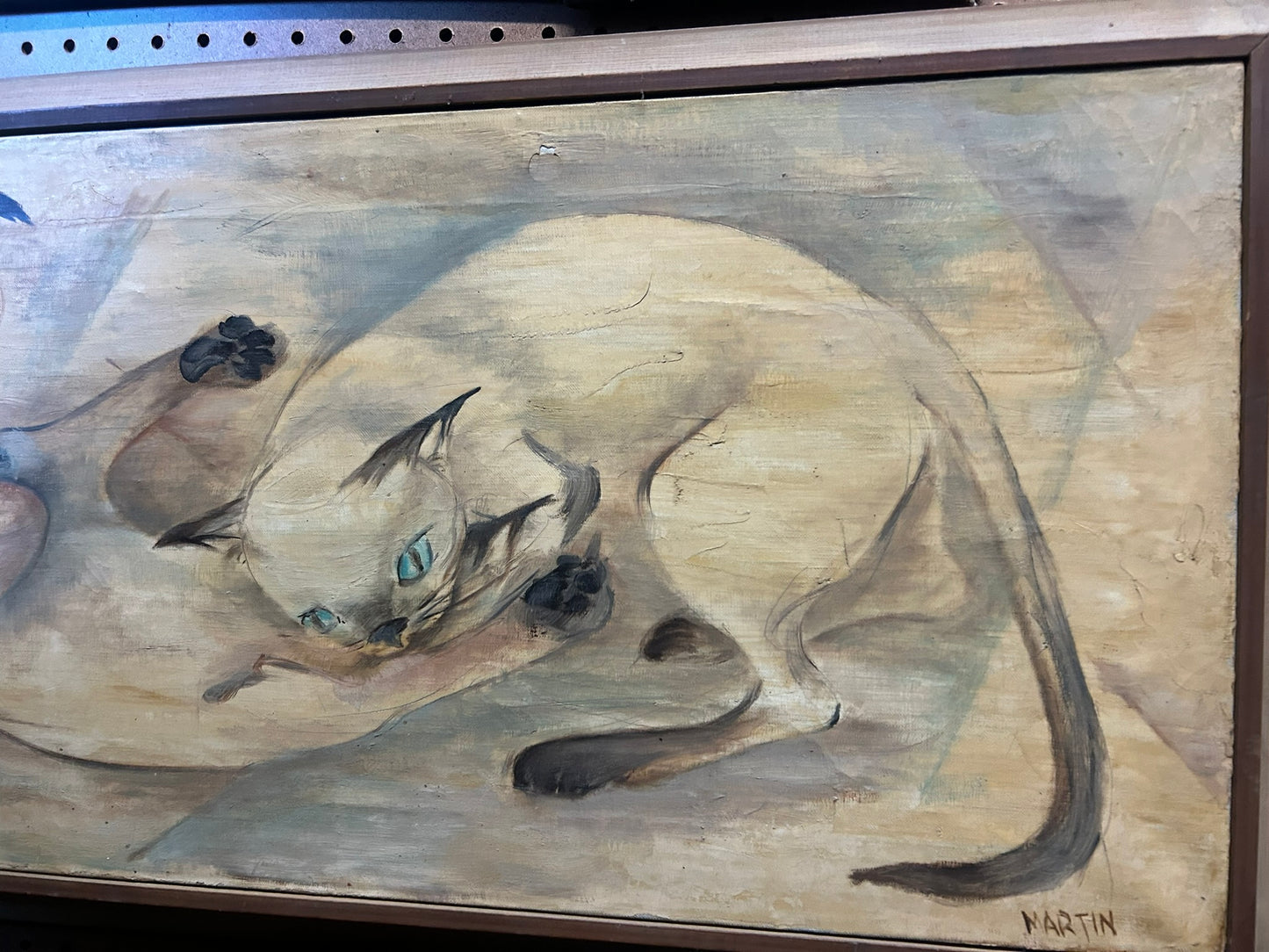 NEBRASKA ARTIST SHIRLEY MARTIN 1922-1979 "CATS"