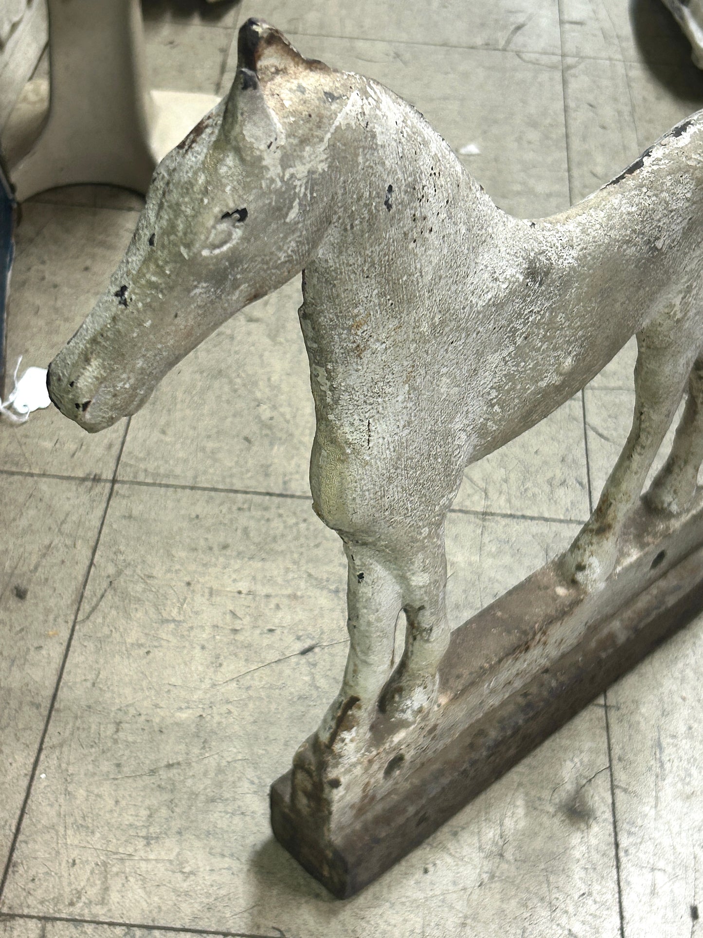 WINDMILL WEIGHT DEMPSTER LONG TAIL HORSE ANTIQUE