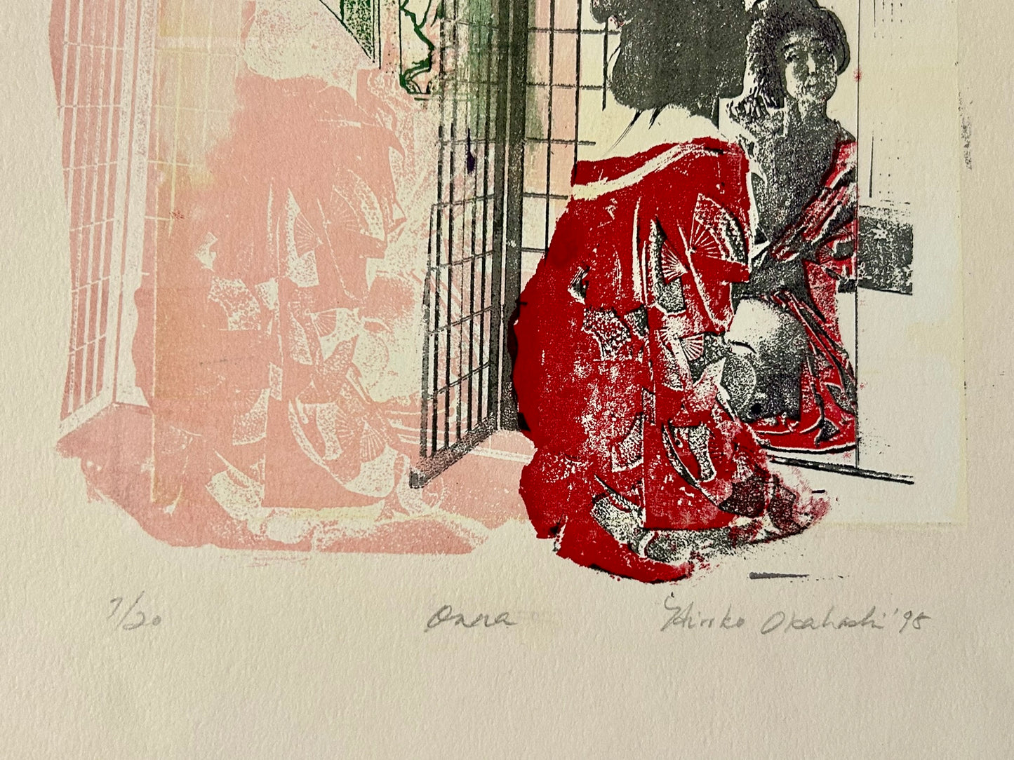 HIROKO OKAHASHI PRINT 1998