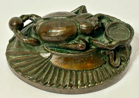BEETLE FIGURAL INCENSE BURNER