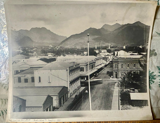 1885 HONOLULU BUSINESSES LARGE PHOTOGRAPH