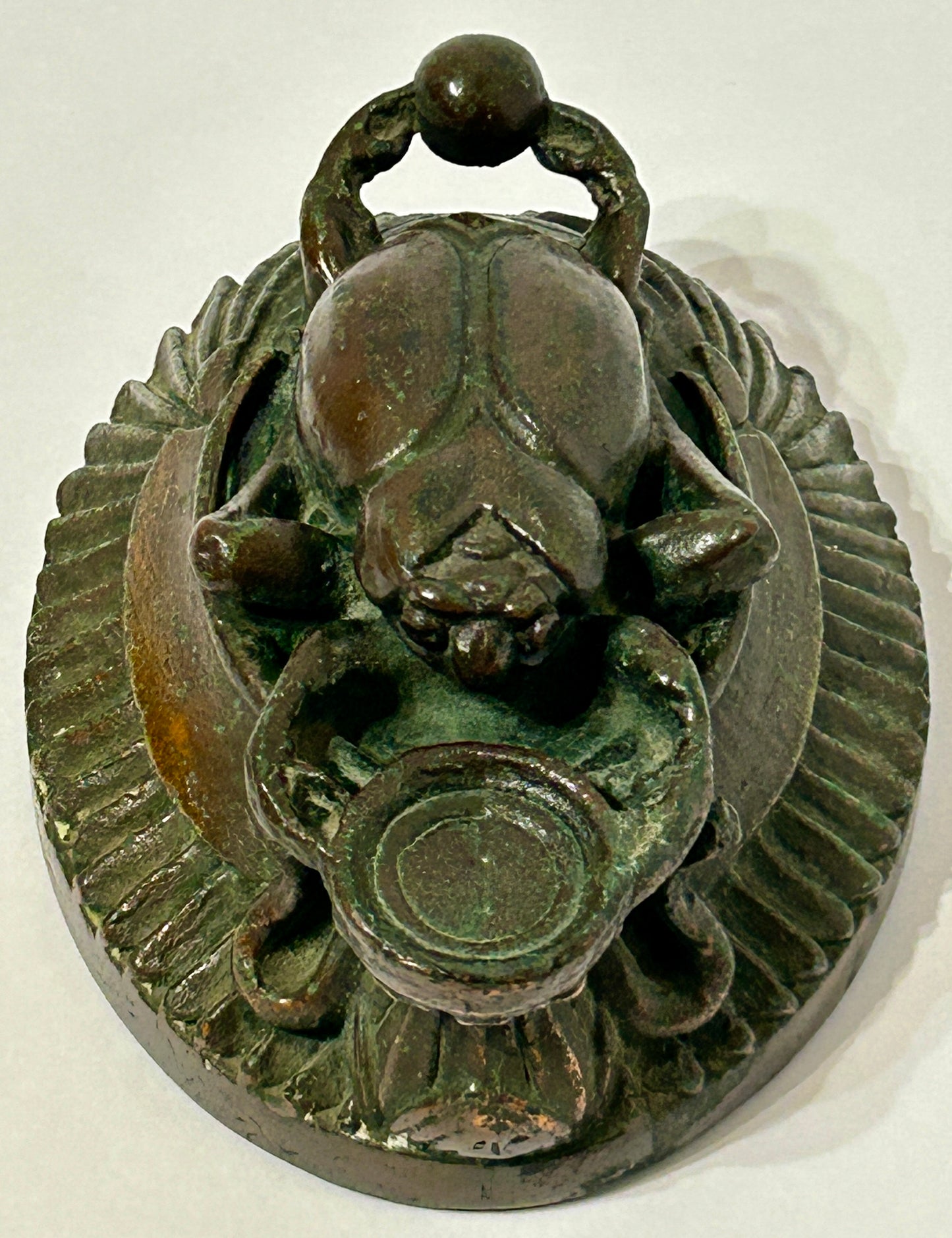 BEETLE FIGURAL INCENSE BURNER