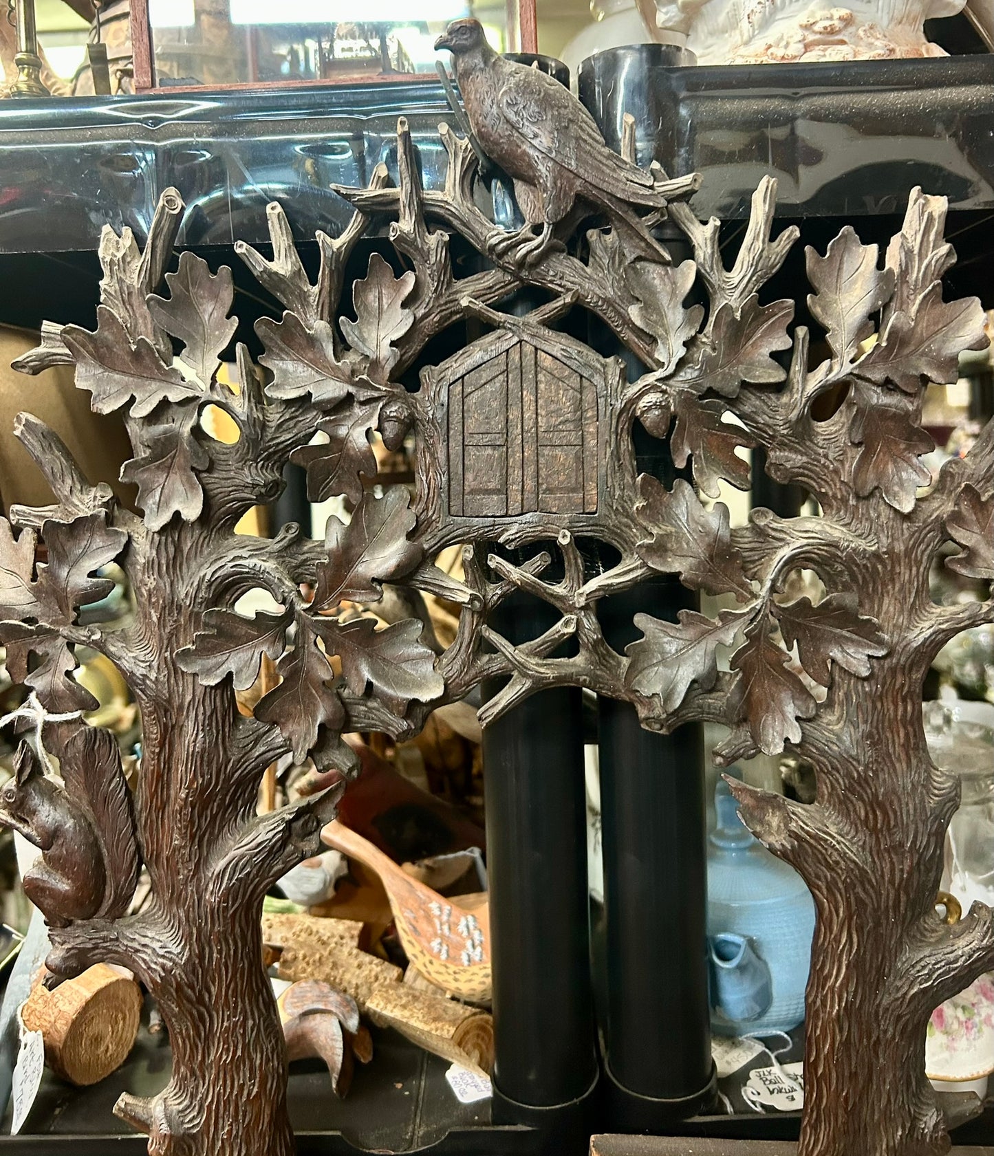 BLACK FOREST CARVED ANTIQUE FRAME