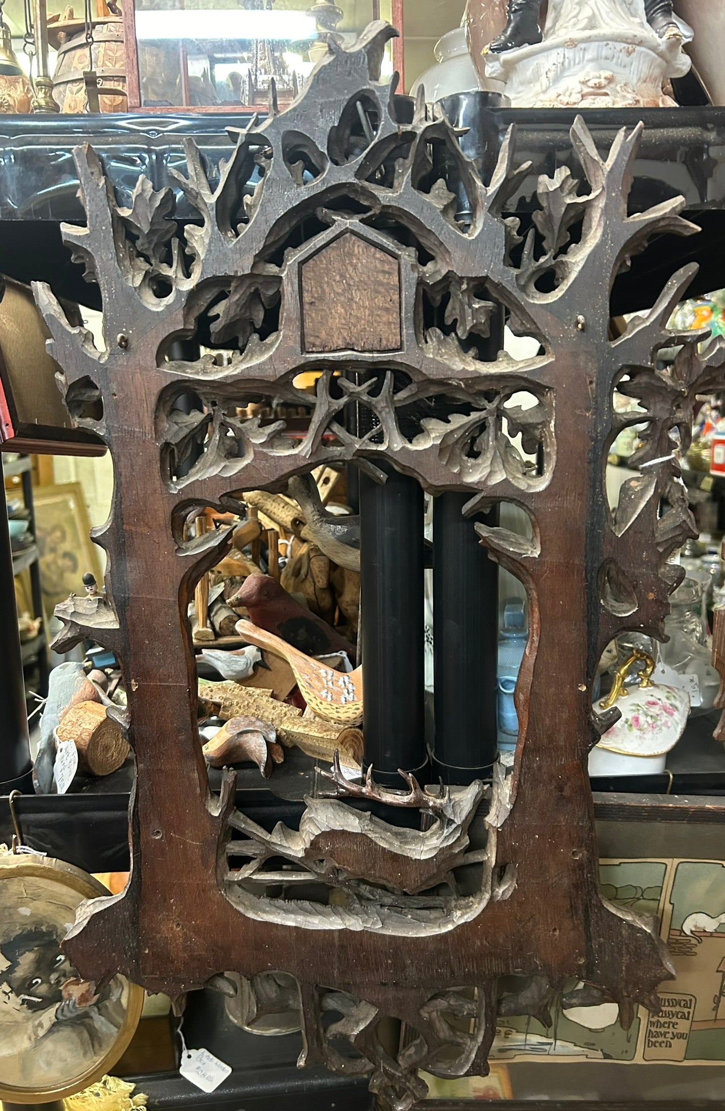 BLACK FOREST CARVED ANTIQUE FRAME