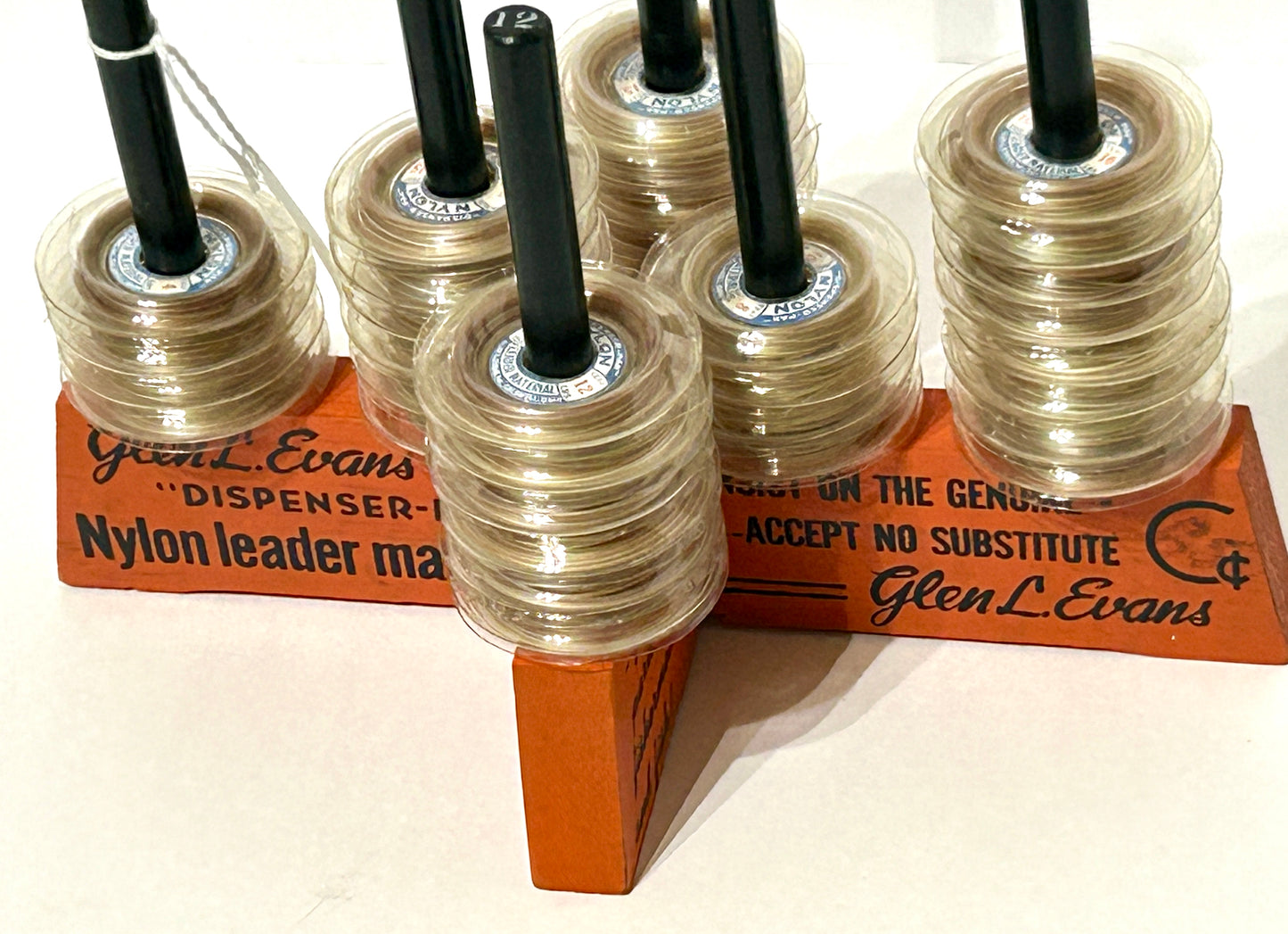 FISHING NYLON LEADER ANTIQUE STORE DISPLAY