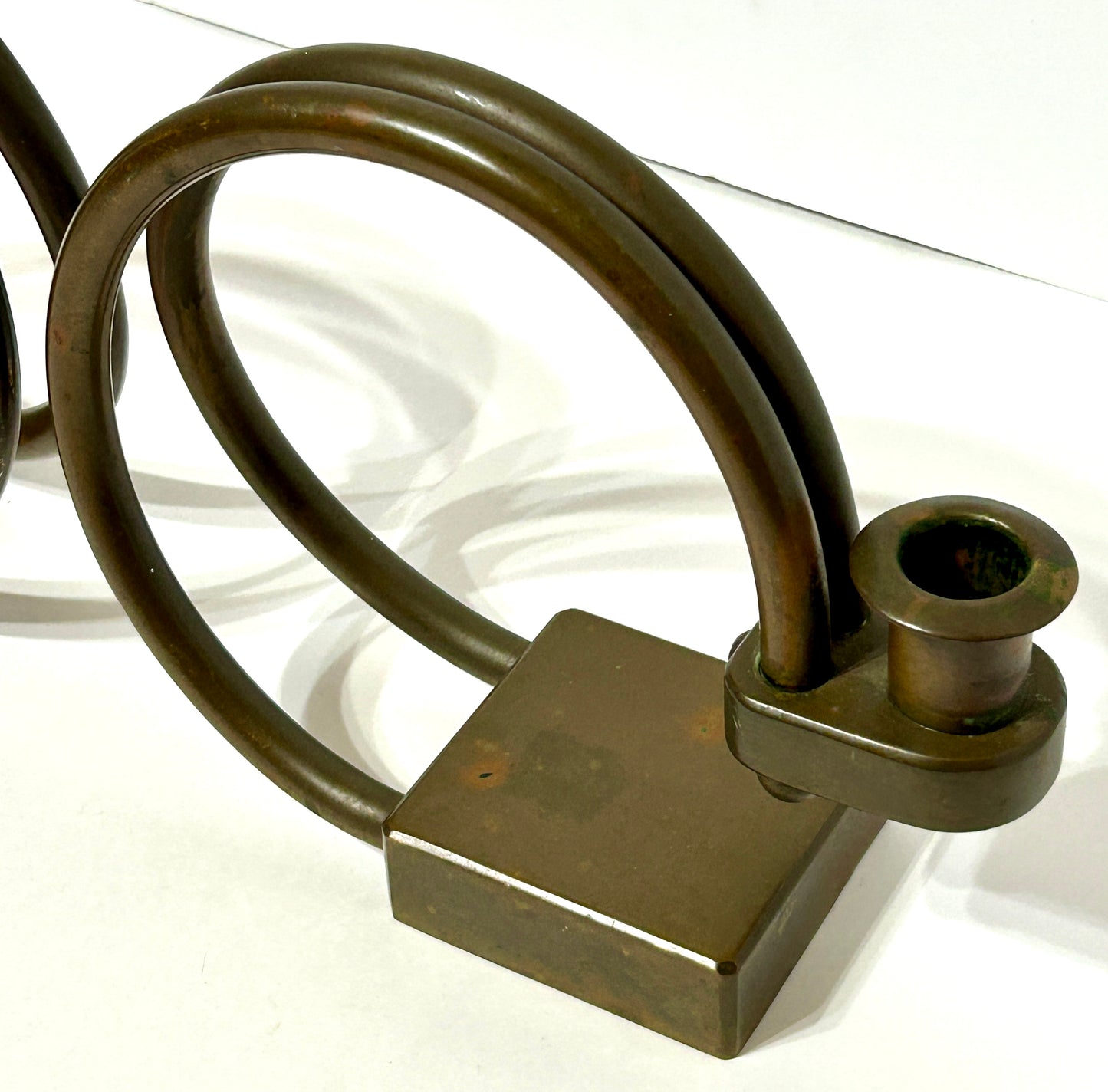 WALTER VON NESSON PAIR OF CANDLE HOLDERS