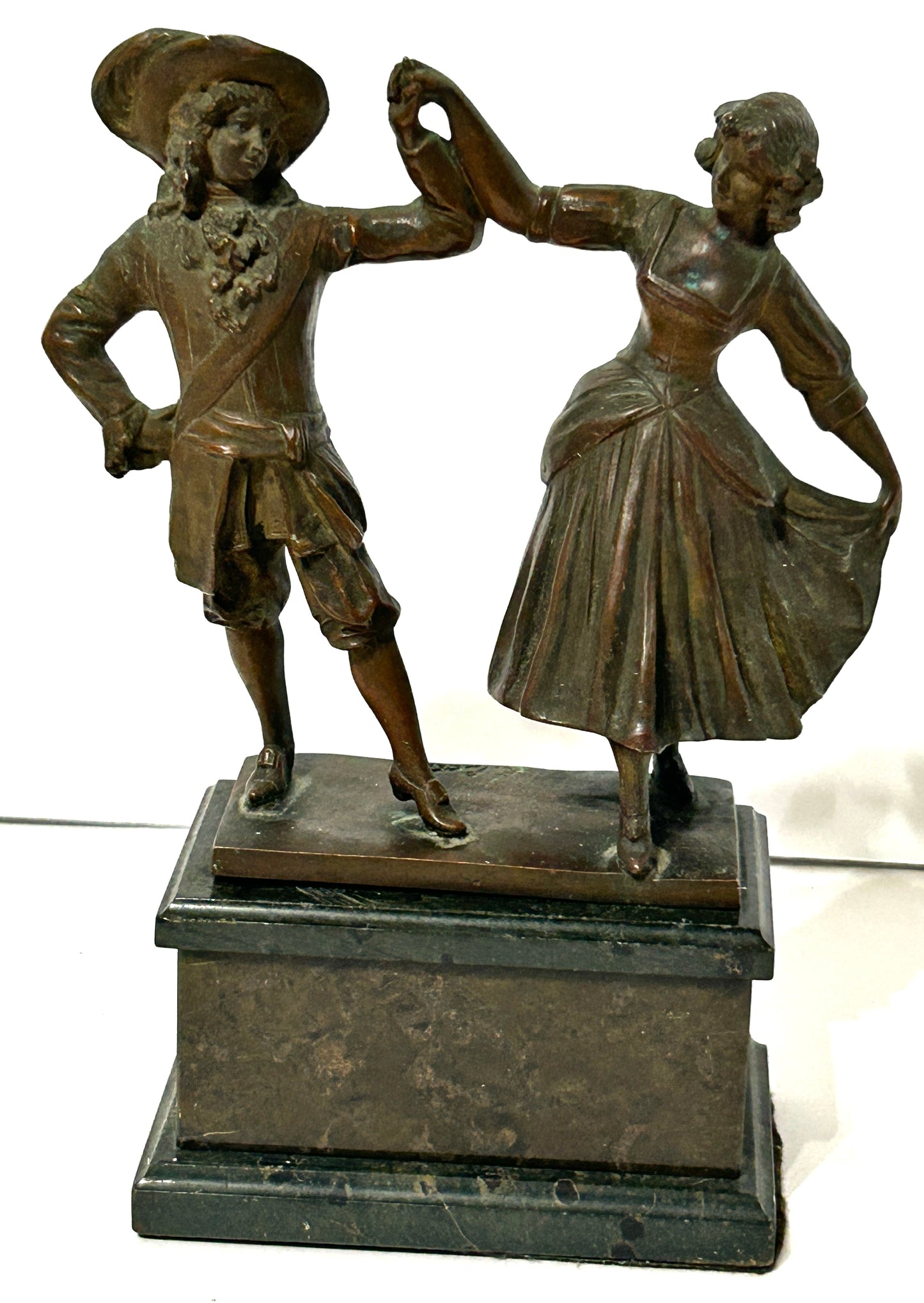 BRONZE SCULPTURE OF DANCING COUPLE BY BECK