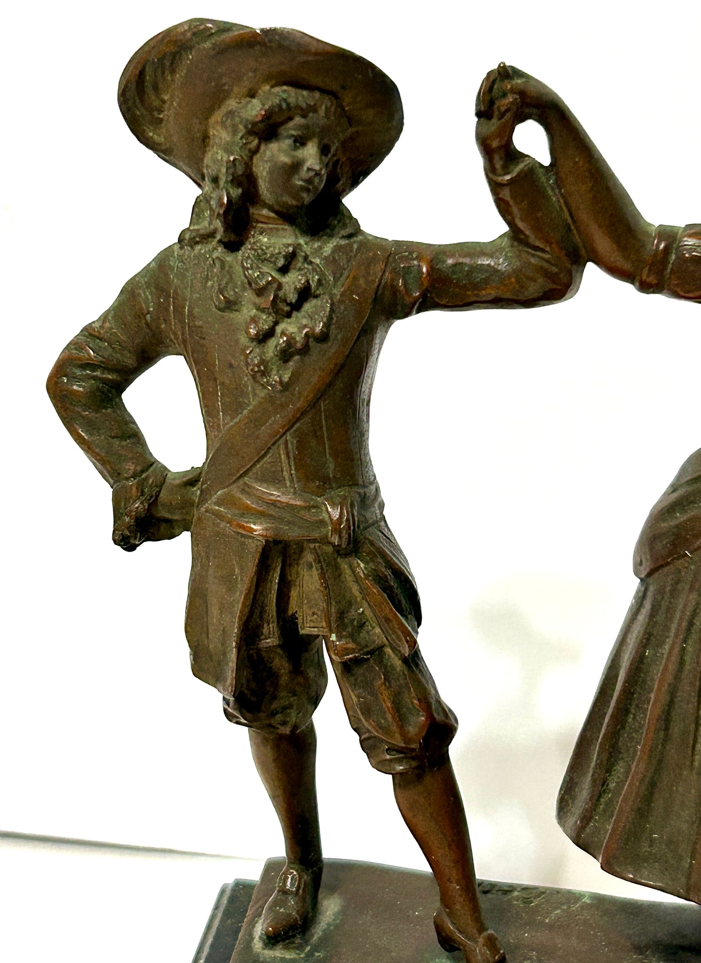 BRONZE SCULPTURE OF DANCING COUPLE BY BECK