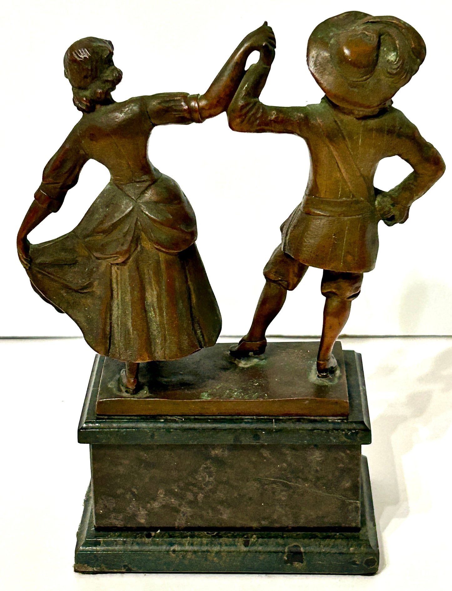 BRONZE SCULPTURE OF DANCING COUPLE BY BECK