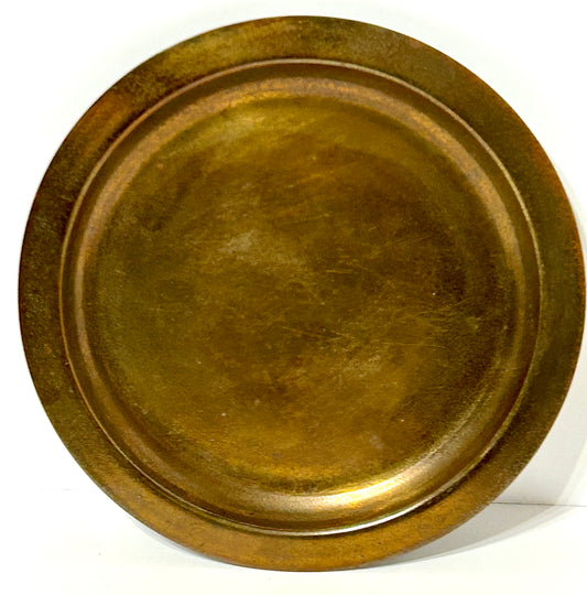 ARTS AND CRAFTS SILVER CREST BRONZE TRAY
