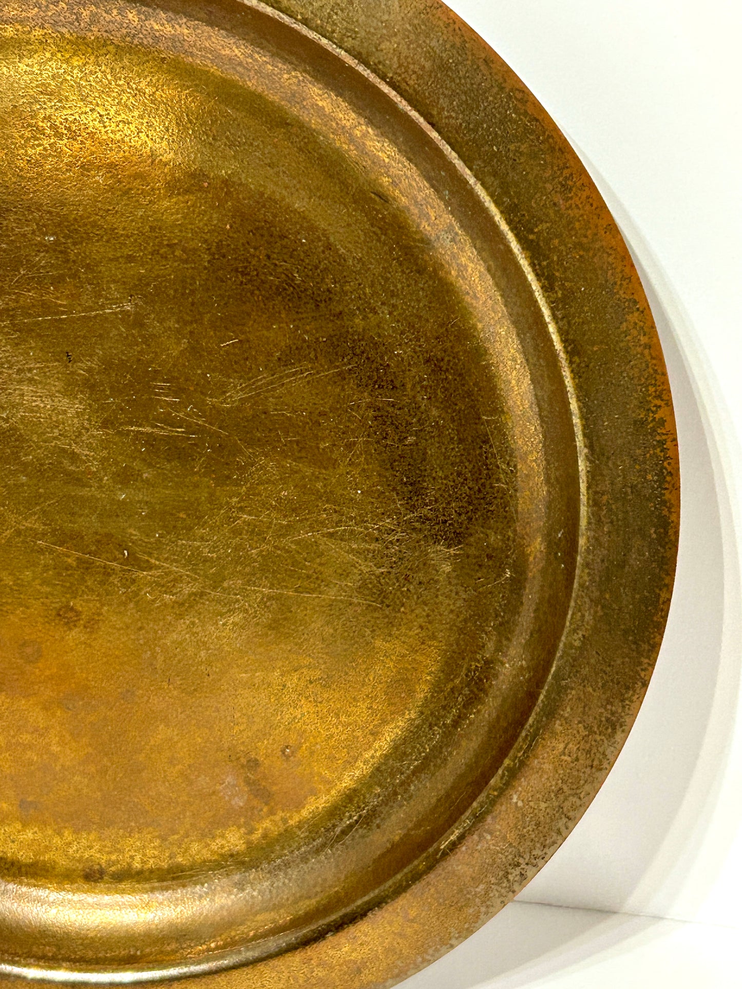 ARTS AND CRAFTS SILVER CREST BRONZE TRAY