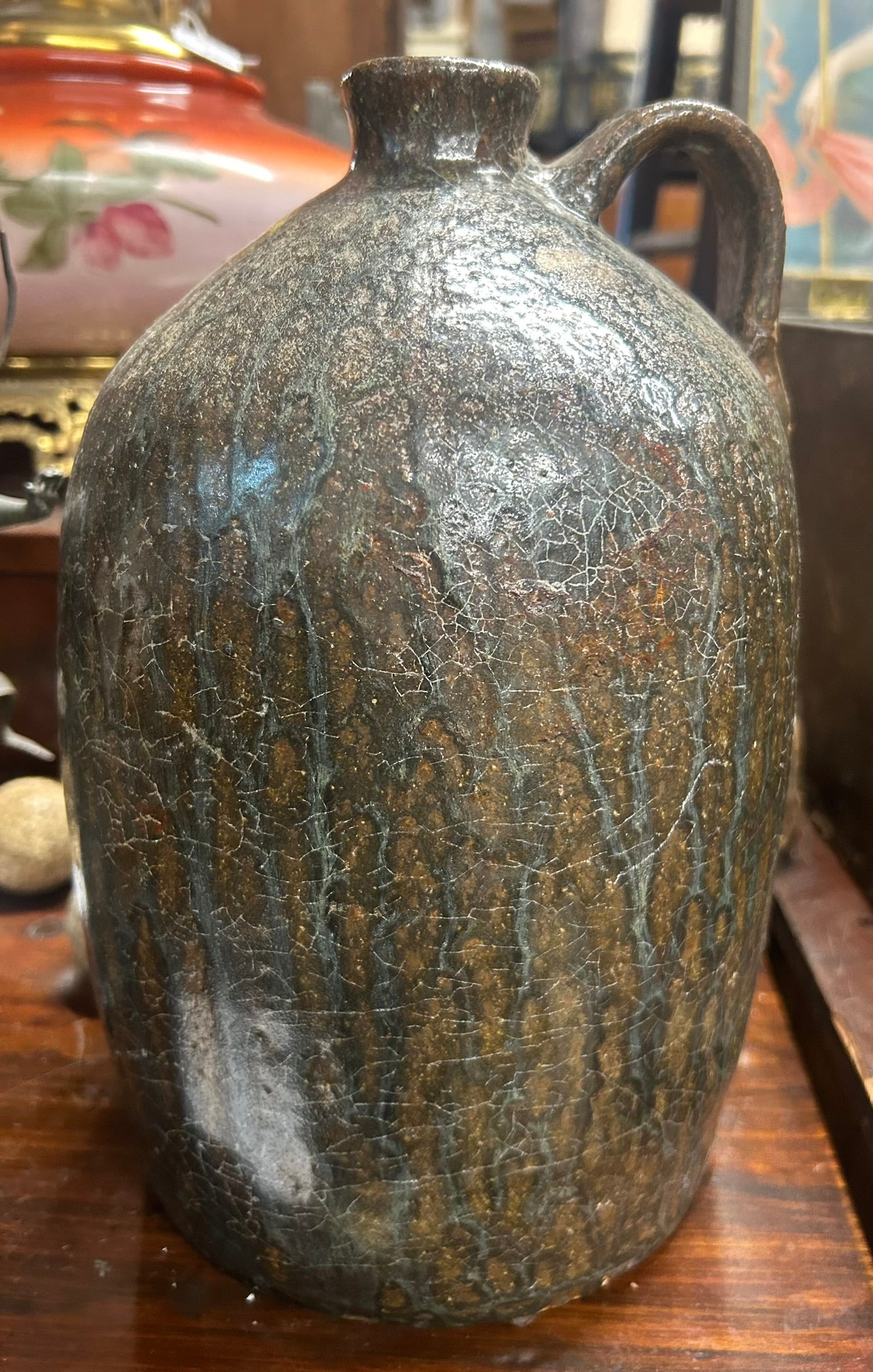 CRAWFORD COUNTY GEORGIA JUG MARKED ON HANDLE