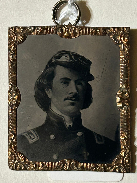 CIVIL WAR SOLDIER ELMER E. ELLSWORTH, FIRST UNION OFFICER KILLED MEMORIAL PHOTO