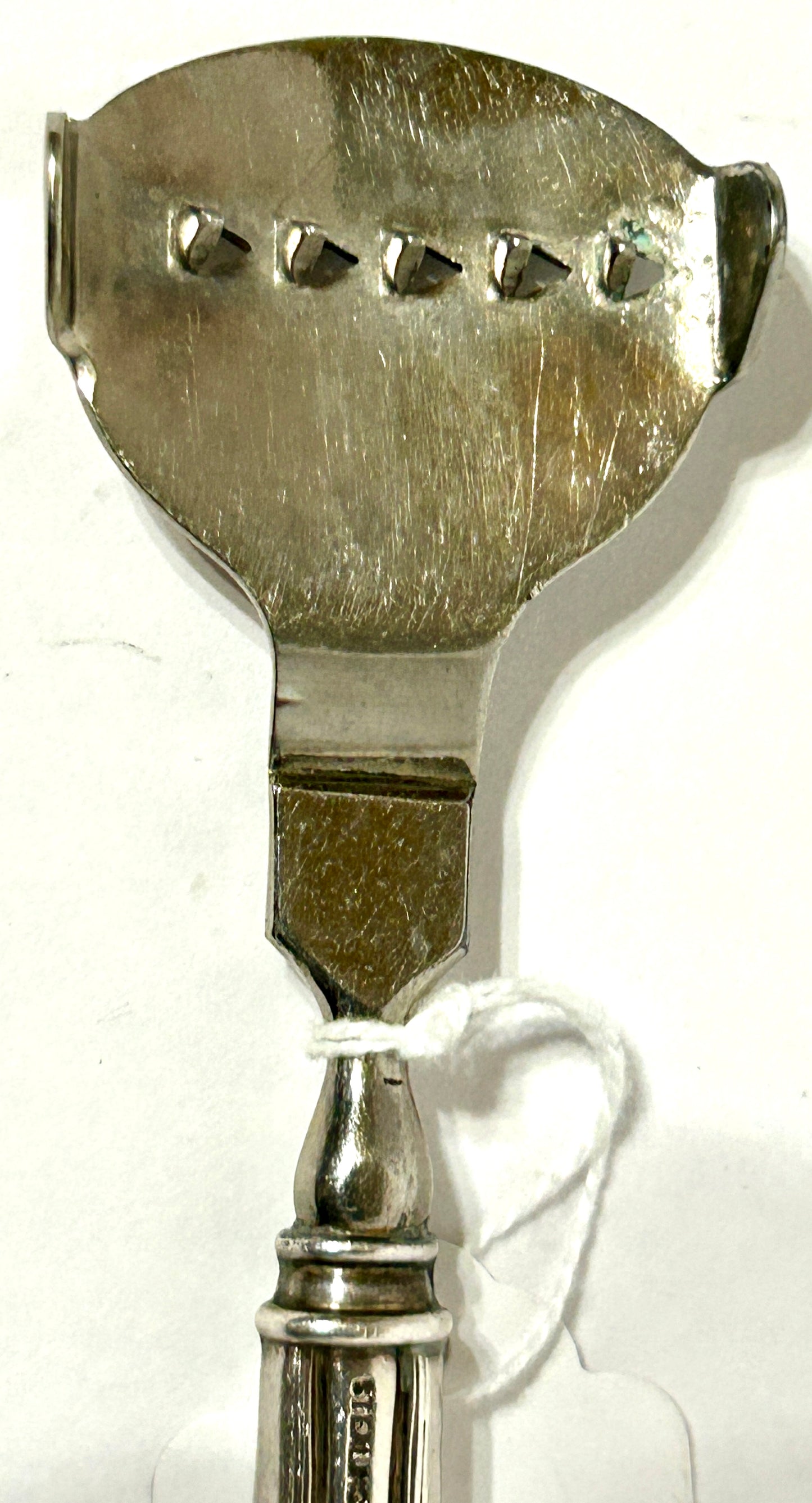 ANTIQUE STERLING SMALL HANDLED GRATER