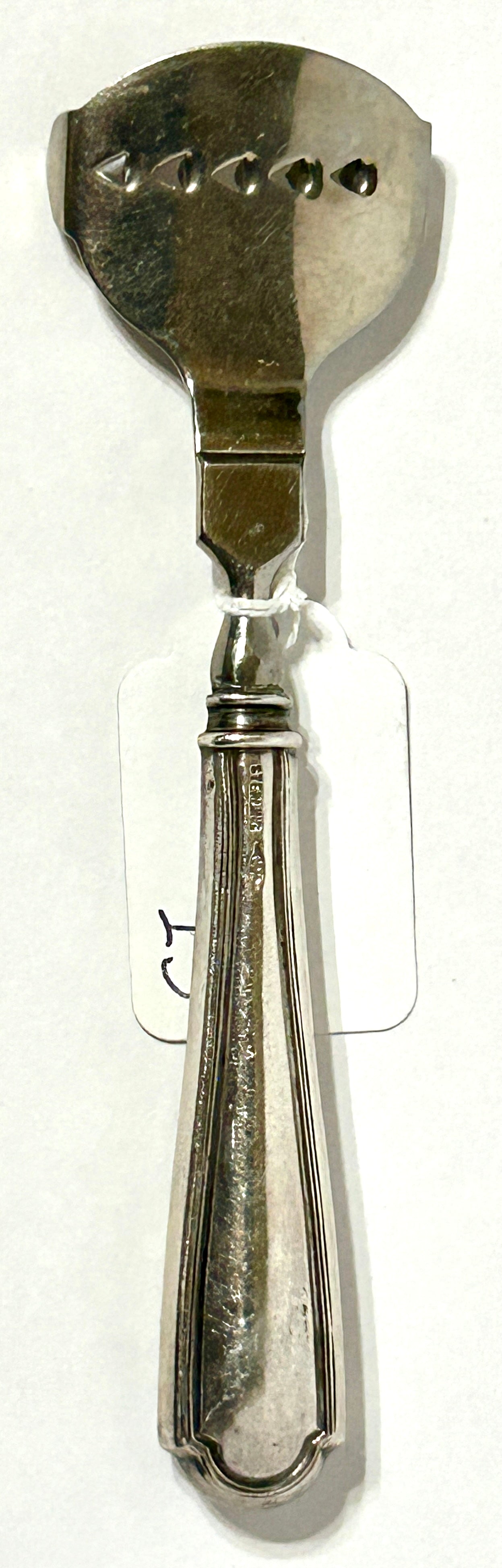 ANTIQUE STERLING SMALL HANDLED GRATER