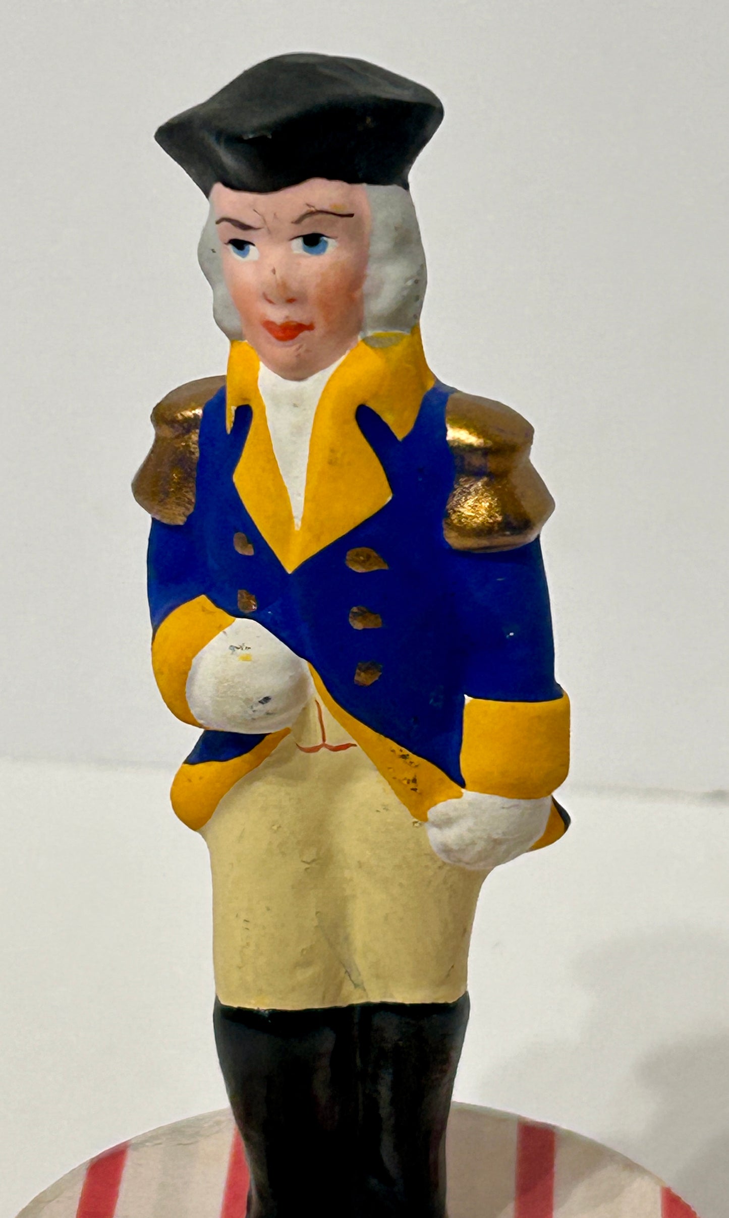 GERMAN CANDY CONTAINER PAPER MACHE GEORGE WASHINGTON