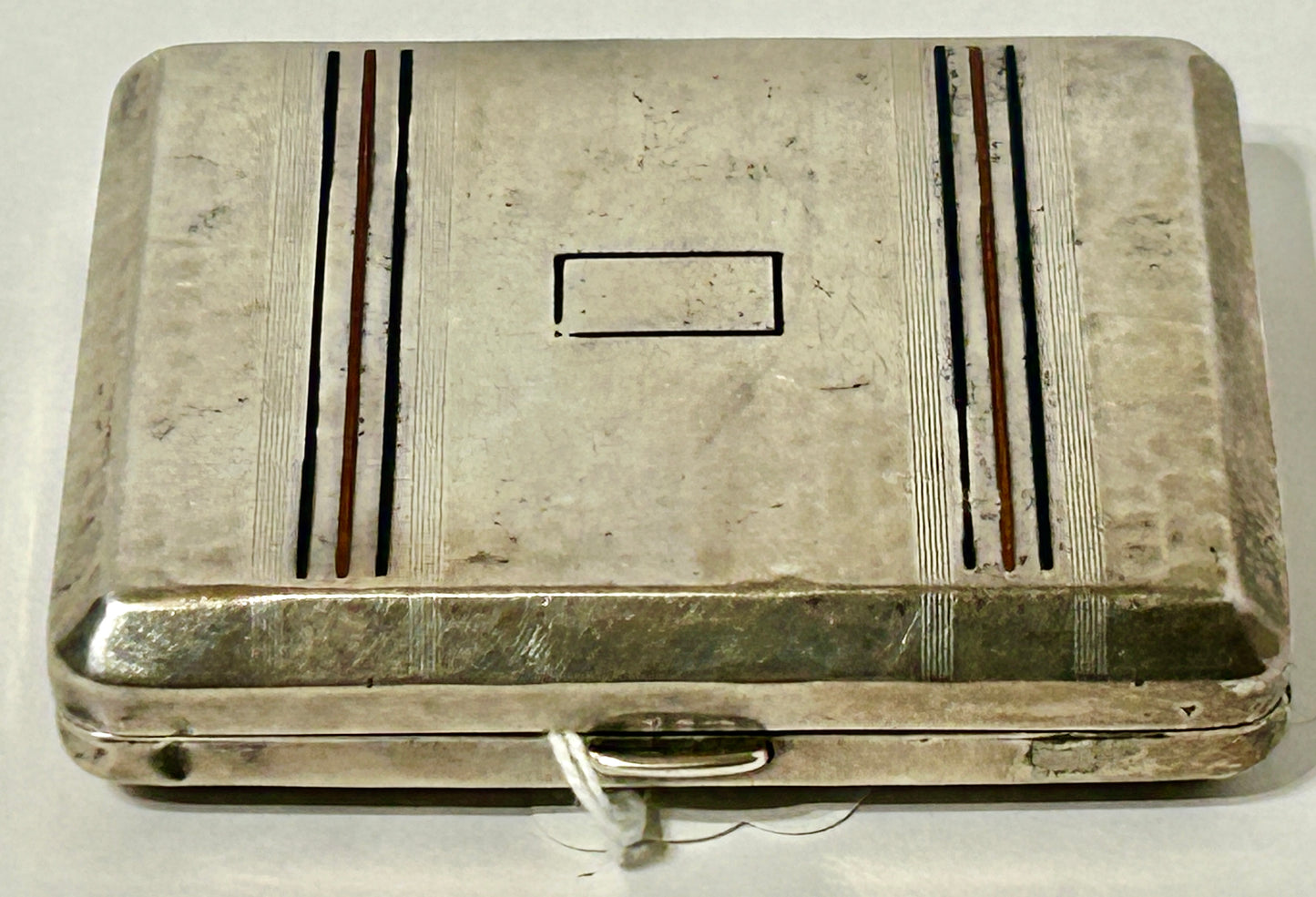 STERLING CIGARETTE CASE INSCRIBED ROYAL AUSTRALIAN NAVY RECONNAISSANCE 1940