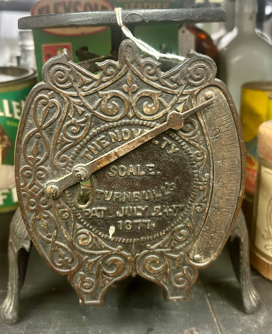 ANTIQUE NOVELTY SCALE 1877 TRUMELLS