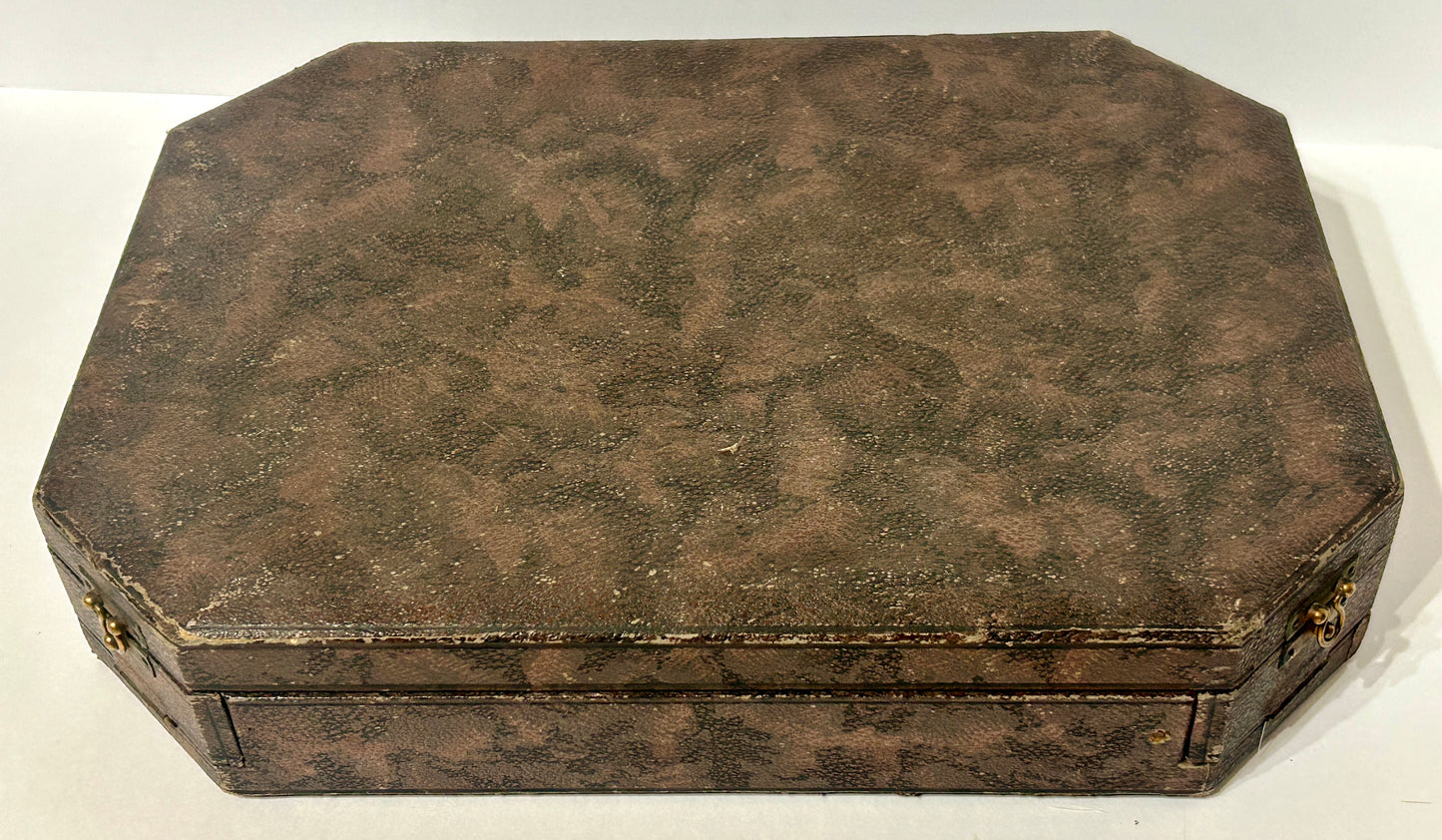 DRESSER SET HAND PAINTED ANTIQUE