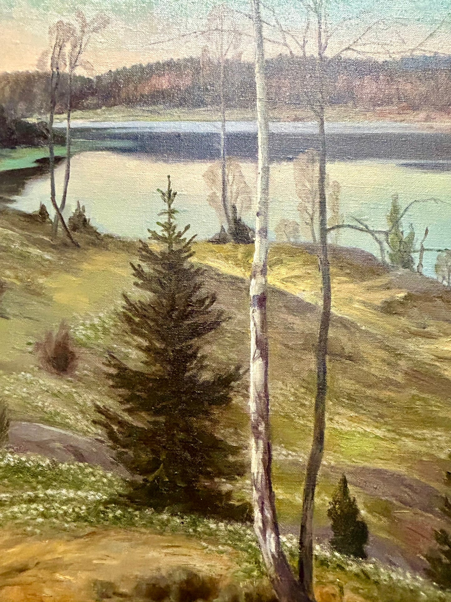 CALIFORNIA ARTIST AXEL LINUS 1885-1980 LANDSCAPE PAINTING