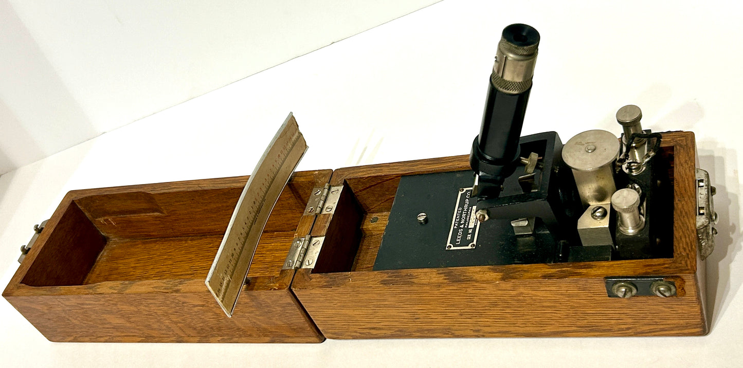 ANTIQUE SCIENTIFIC SCOPE BY LEEDS & RUP CO. PHILADELPHIA