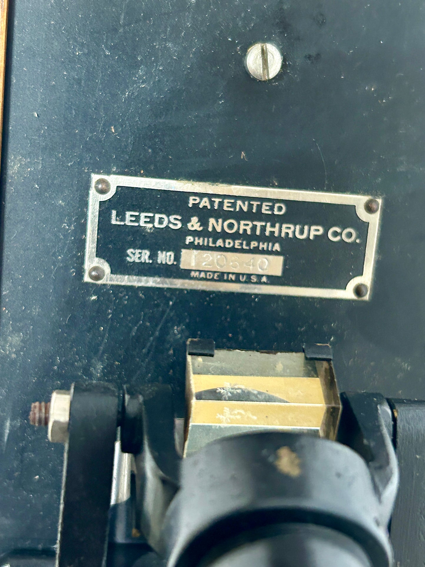 ANTIQUE SCIENTIFIC SCOPE BY LEEDS & RUP CO. PHILADELPHIA