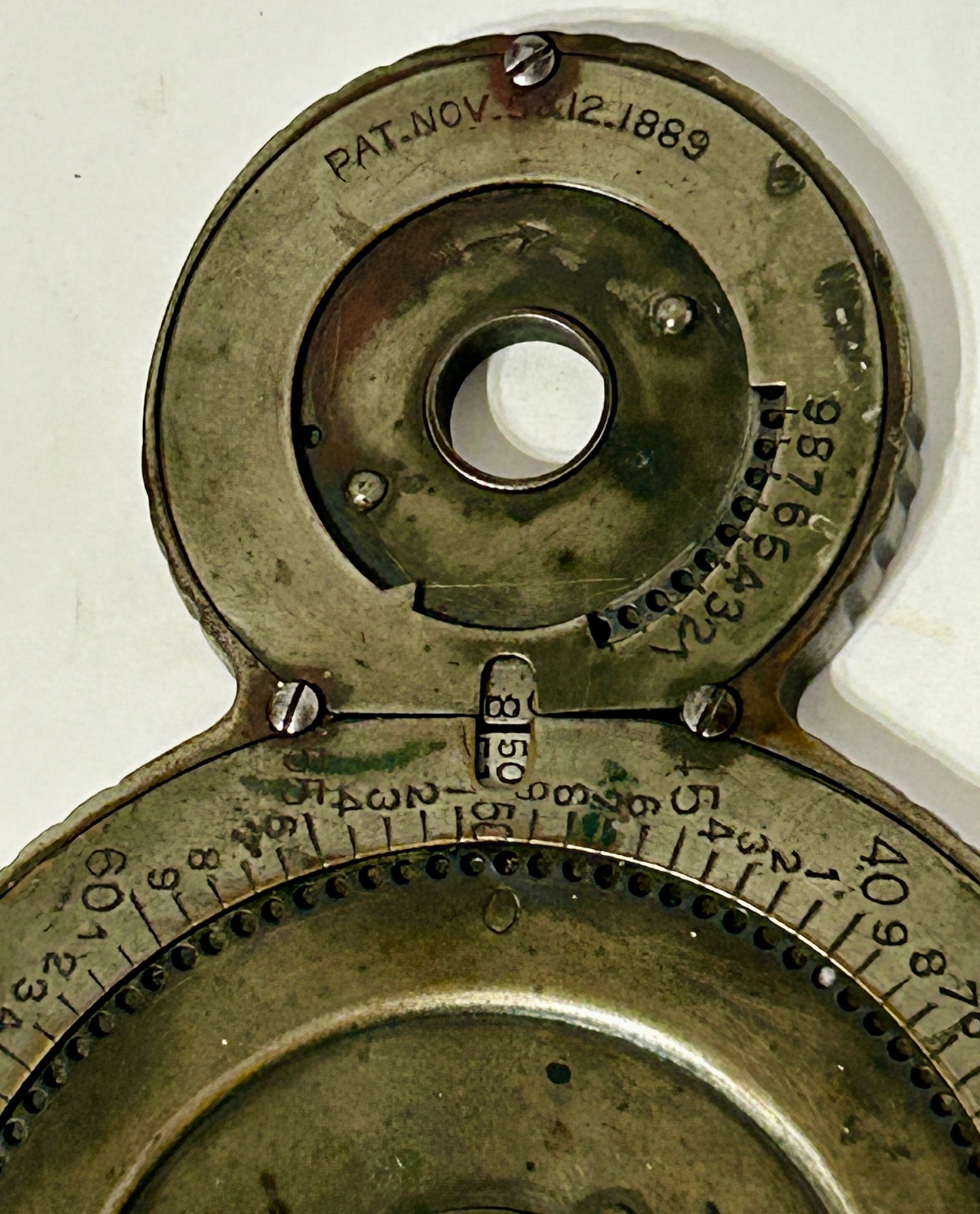 WEBB ADDER ANTIQUE PAT. 1889 ADDING MACHINE