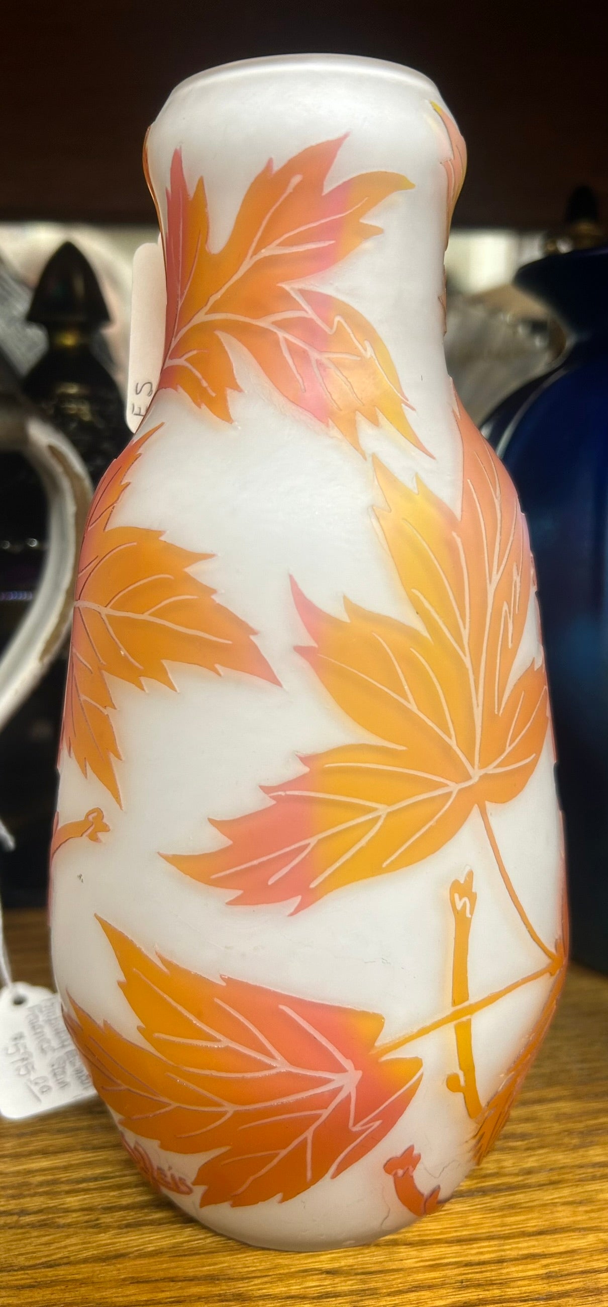 WEIS CAMEO GLASS VASE 1907-1920