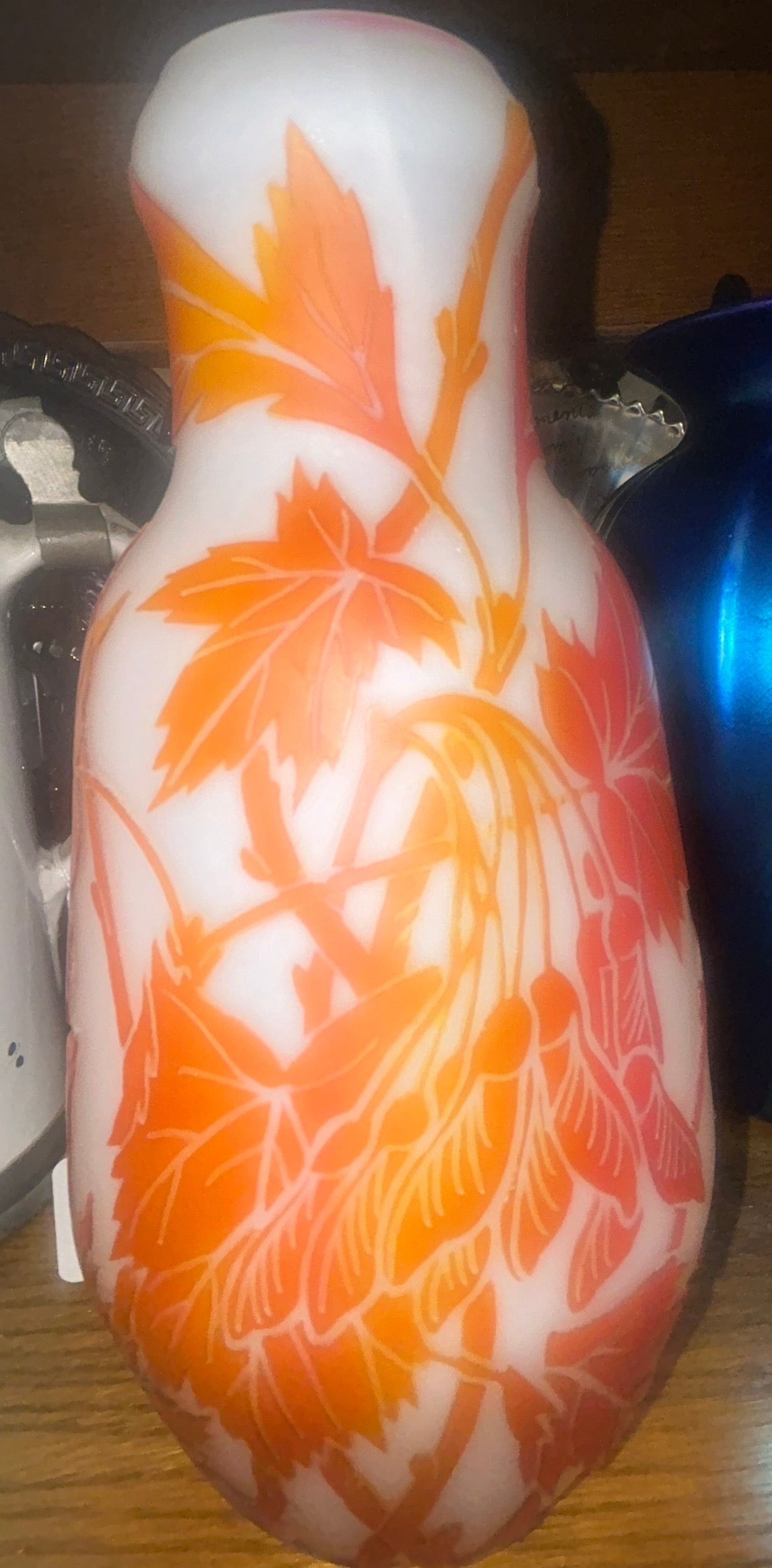 WEIS CAMEO GLASS VASE 1907-1920