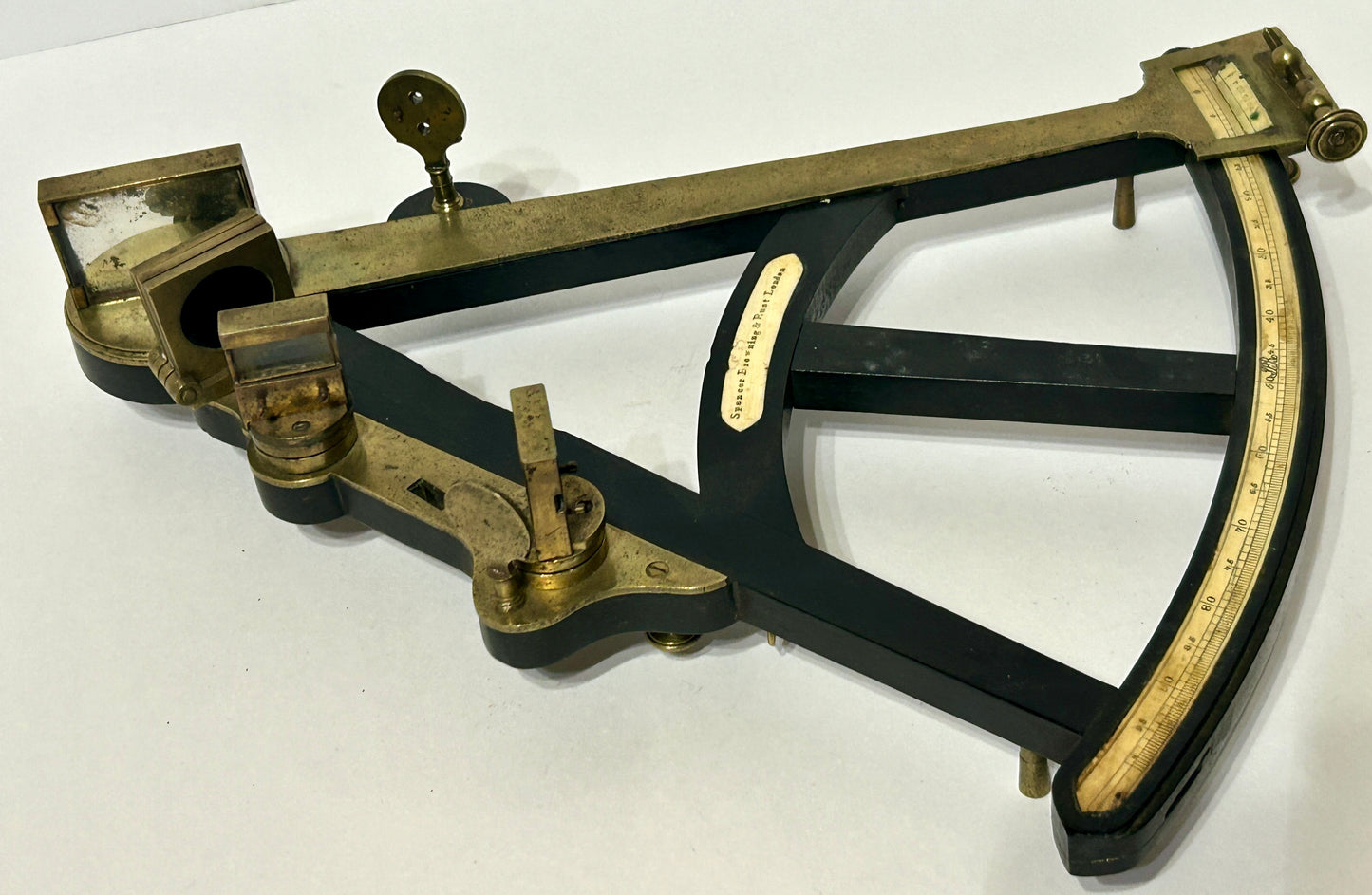 SHIPS OCTANT EARLY 1800'S BY SPENCER, BROWNING, & RUST LONDON