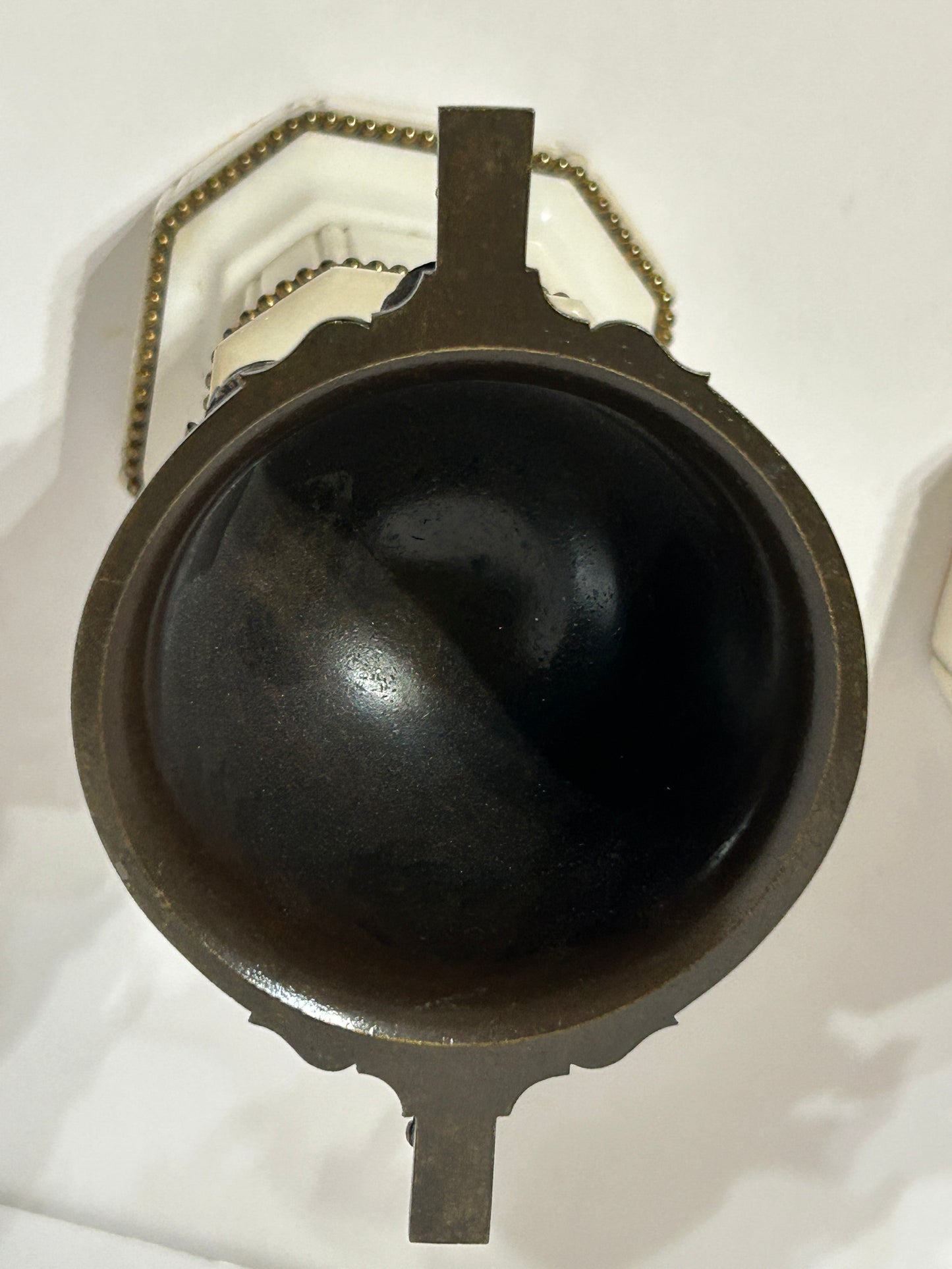 MARBLE AND BRONZE ANTIQUE URNS