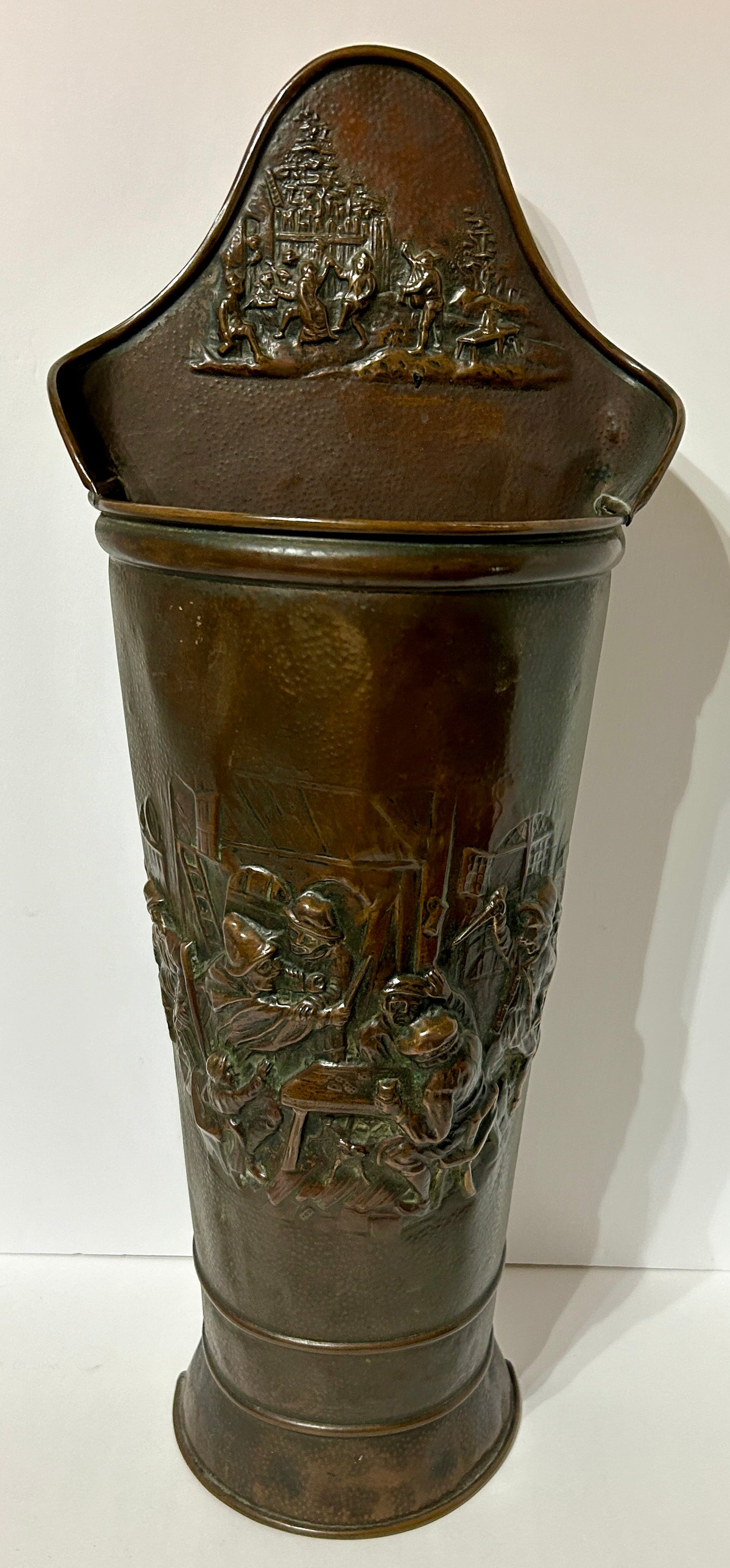 COPPER ANTIQUE UMBRELLA STAND