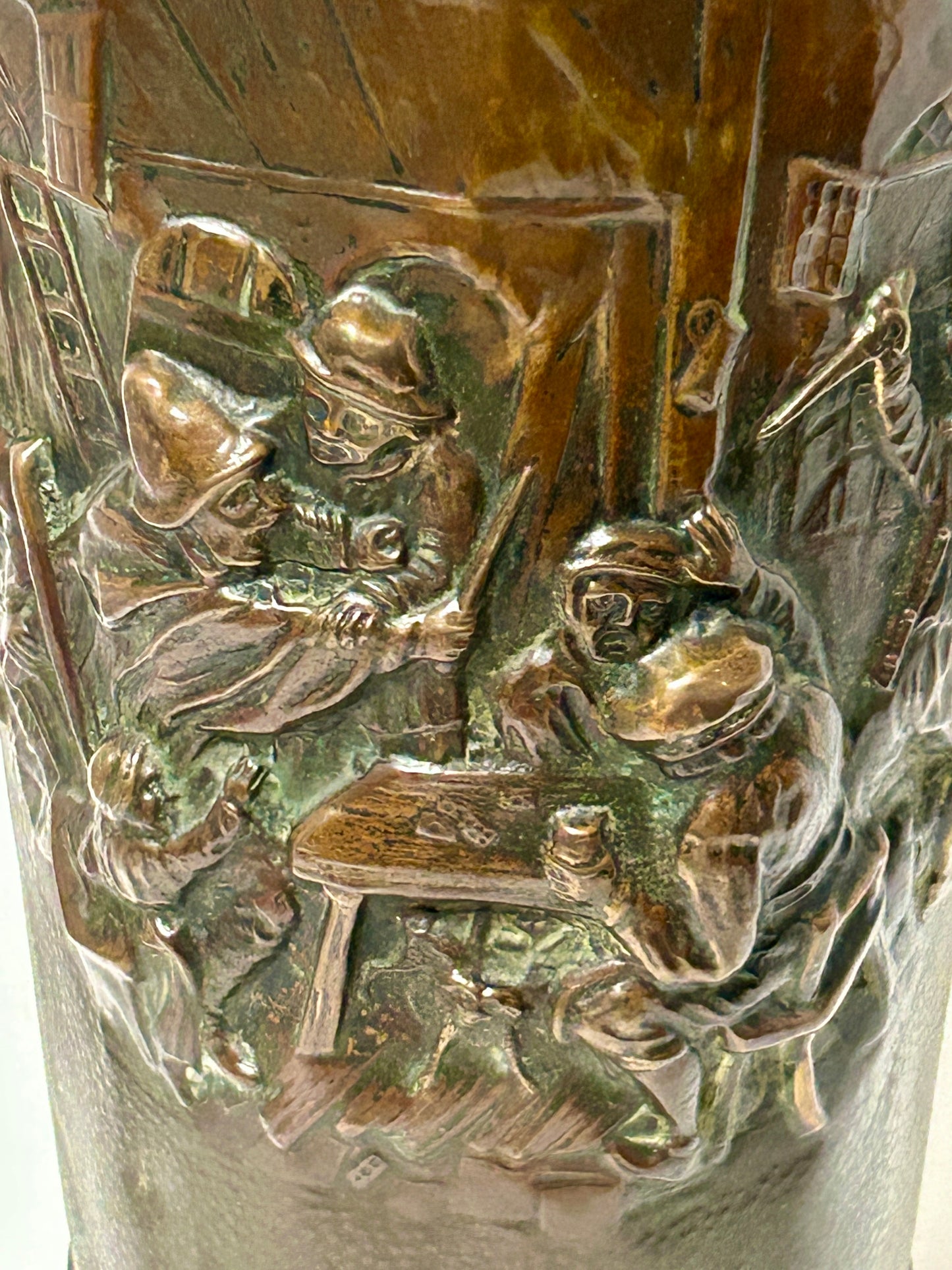 COPPER ANTIQUE UMBRELLA STAND