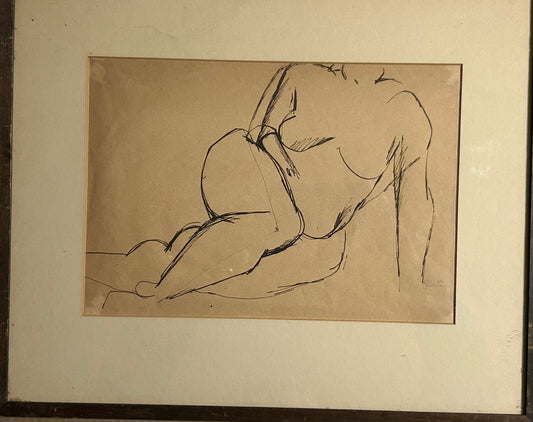 VIVEAN OVIETTE NEW YORK AND TEXAS DRAWING OF NUDE