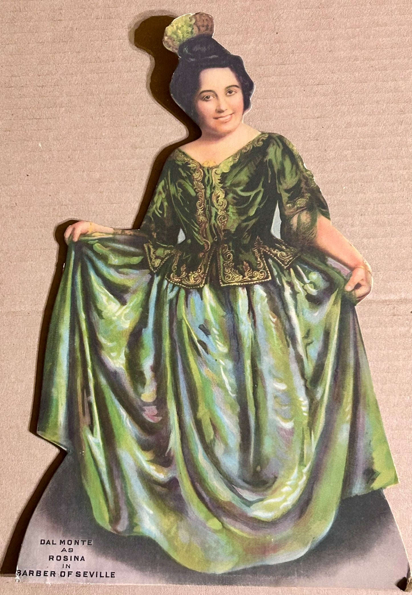 RCA VICTOR EARLY 1900'S CARDBOARD RECORDING STARS FIGURES SET OF TEN