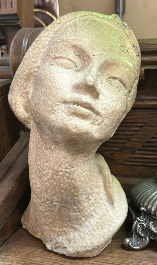 NEBRASKA ARTIST GLADYS LUX LADY SCULPTURE