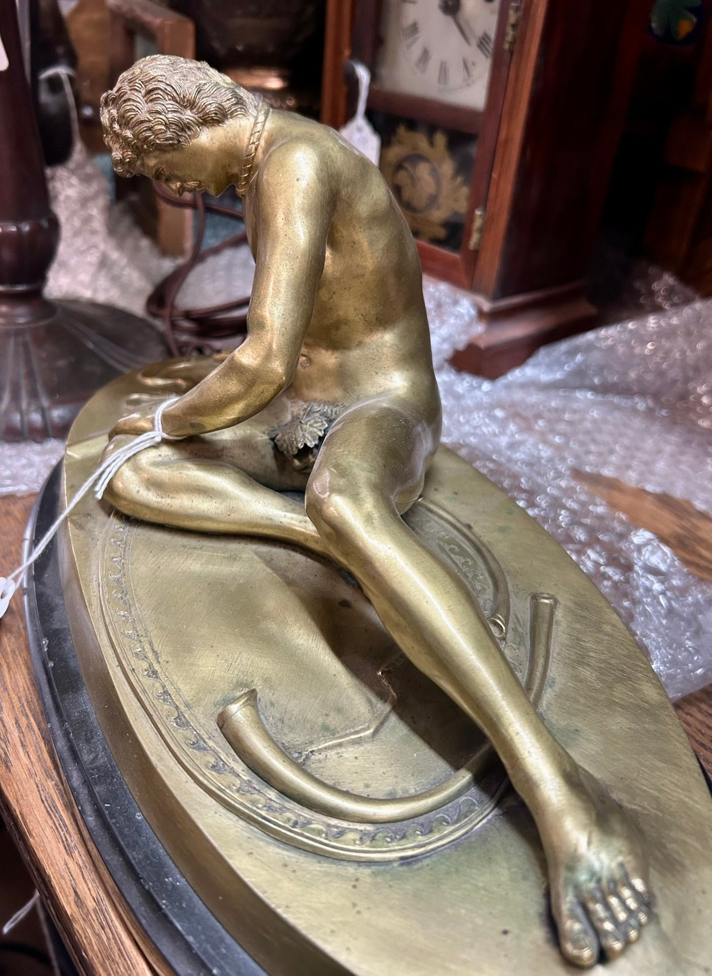 "THE DYING GAUL" BRONZE FIGURE