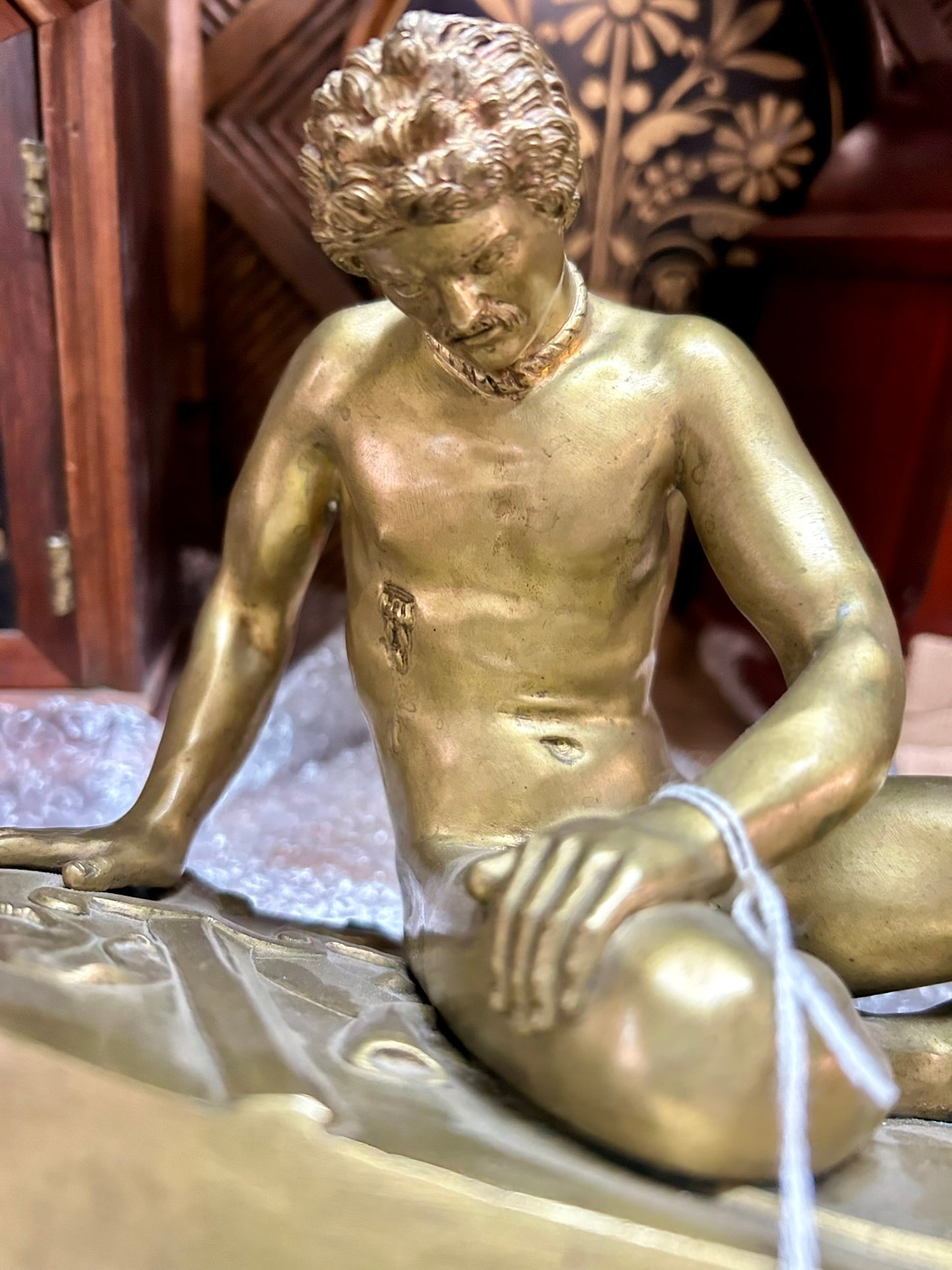 "THE DYING GAUL" BRONZE FIGURE