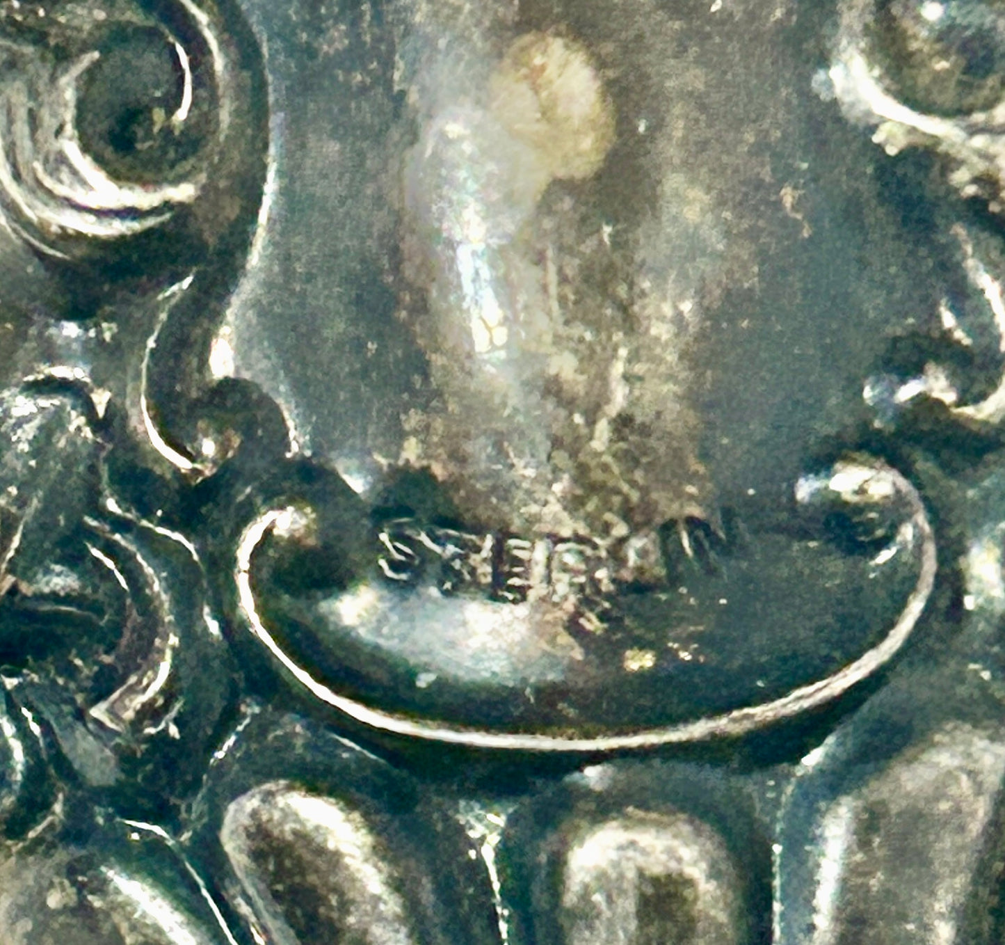 STERLING AND MOTHER OF PEARL HANDLE ANTIQUE BLOTTER