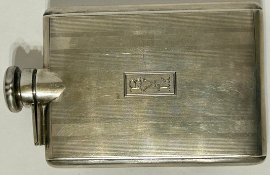 STERLING SILVER ANTIQUE FLASK