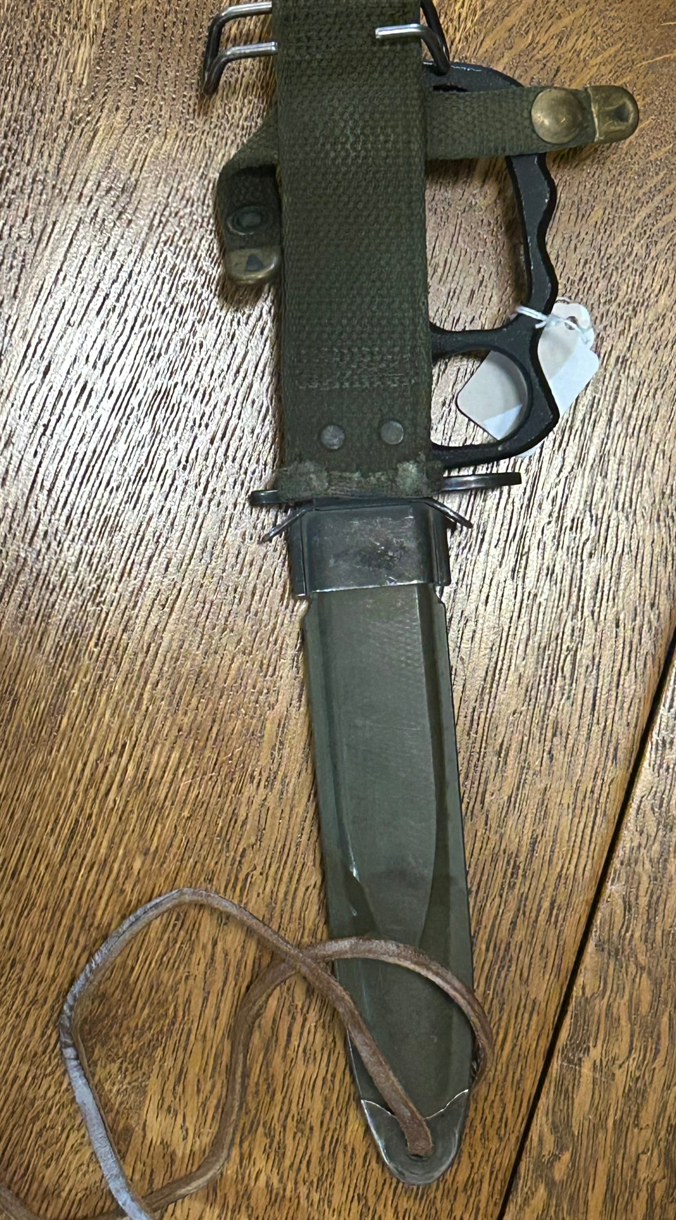 U.S. VIETNAM WAR M7 KNUCKLE DUSTER FIGHTING KNIFE BAYONET
