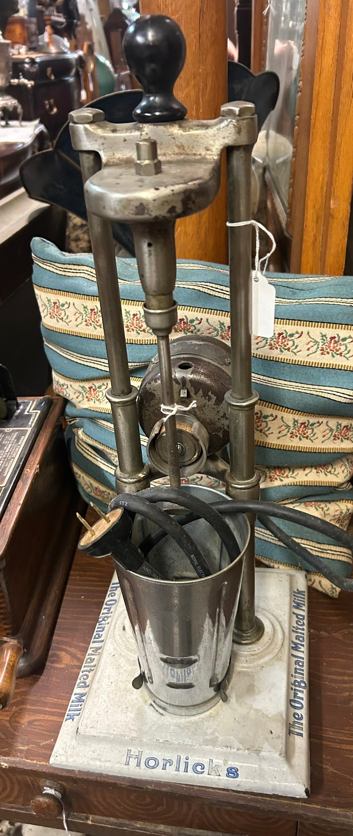 HORLICKS ENAMELED MALTED MILK MIXER