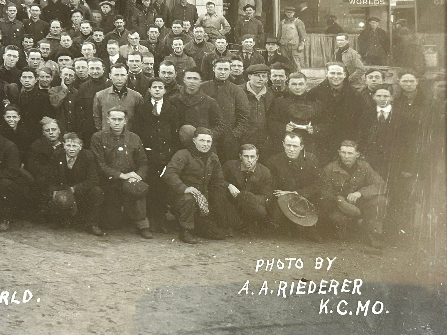 SWEENEY AUTOMOBILE SCHOOL, KANSAS CITY 1918 PHOTOGRAPH