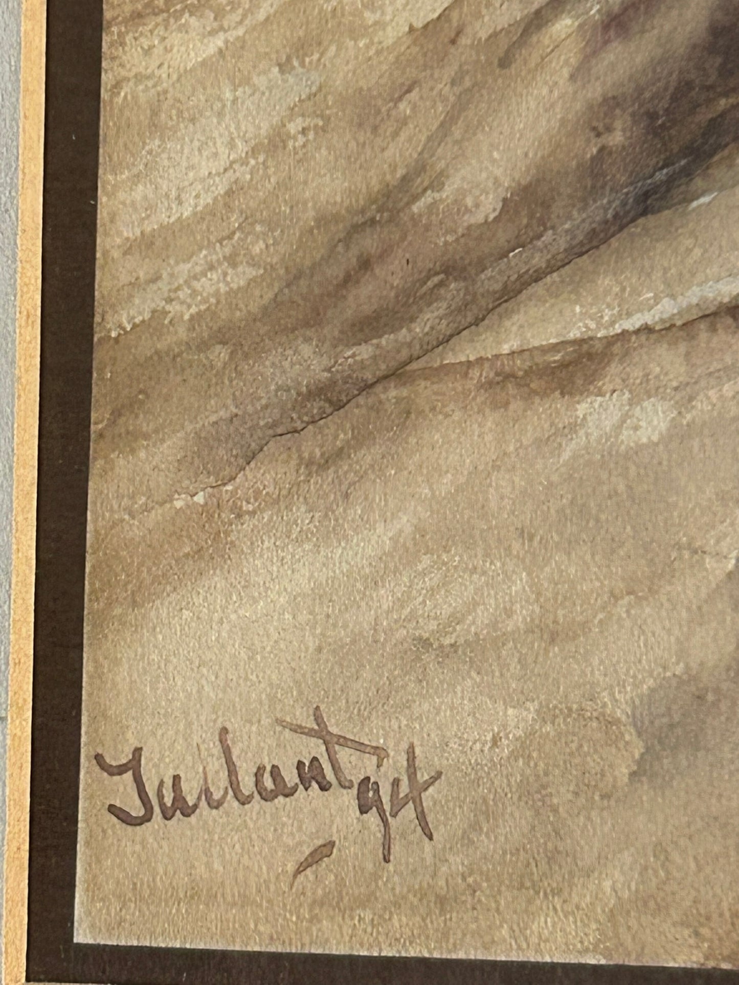 RICHARD TALLANT-COLORADO, UTAH, OHIO ARTIST 1853-1939 WATERCOLOR PAINTING
