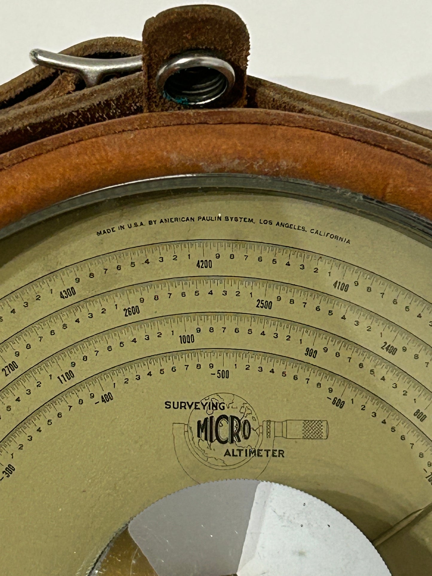 SURVEYING ALTIMETER WITH BOX AND CASE