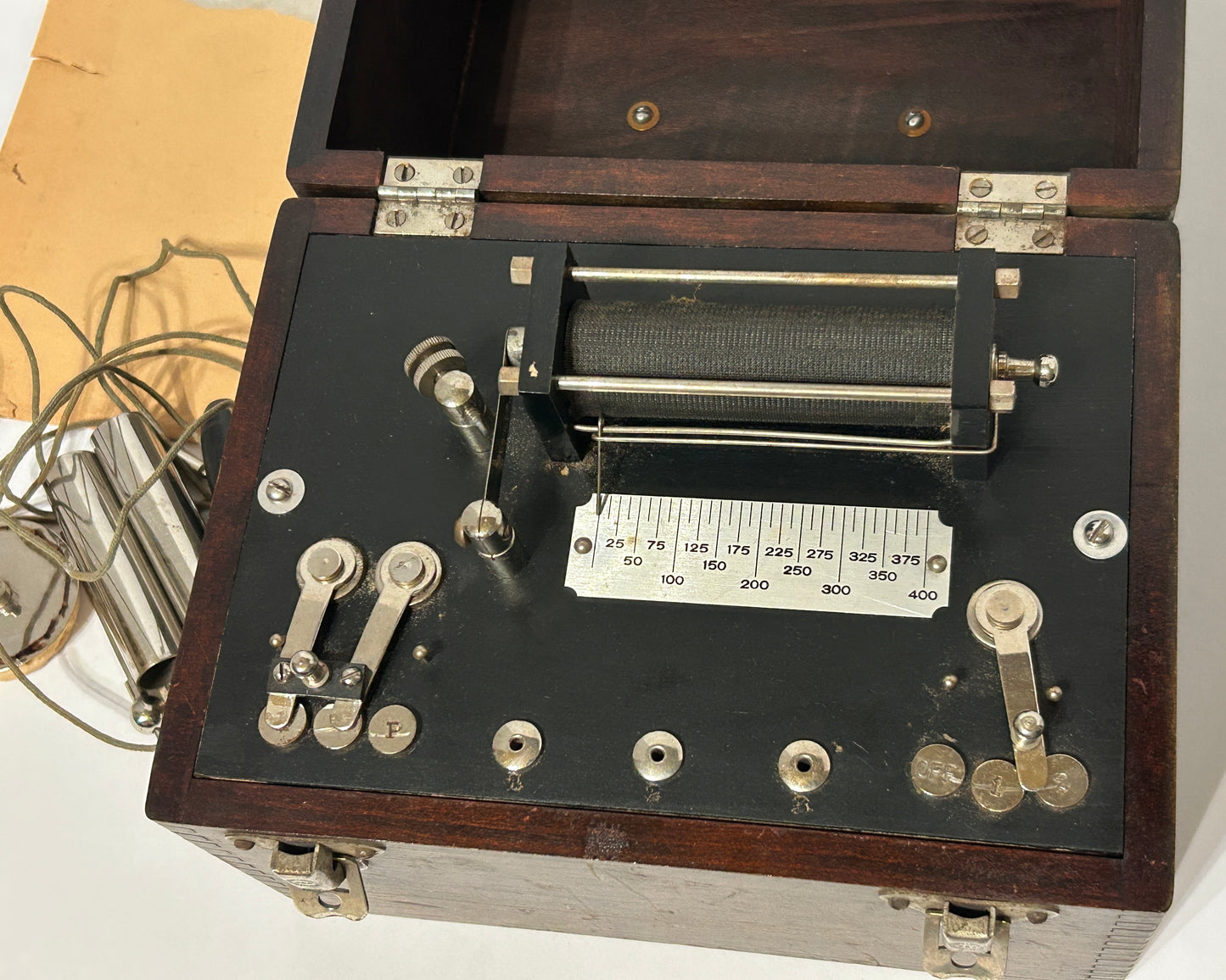 ANTIQUE QUACK ELECTRAPATHY MEDICAL DEVICE