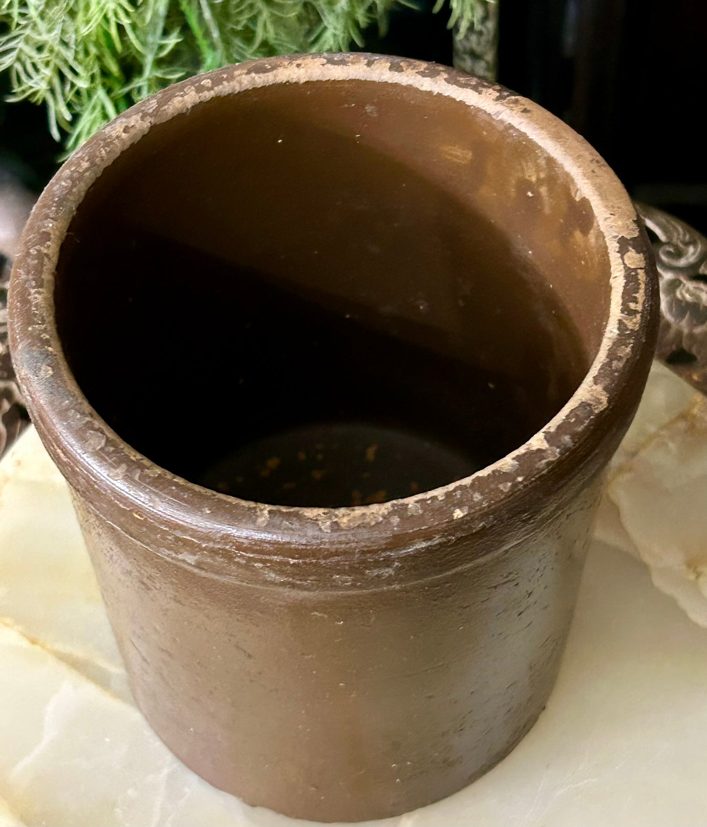 LINCOLN NEBRASKA POTTERY RARE ANTIQUE SMALL CROCK