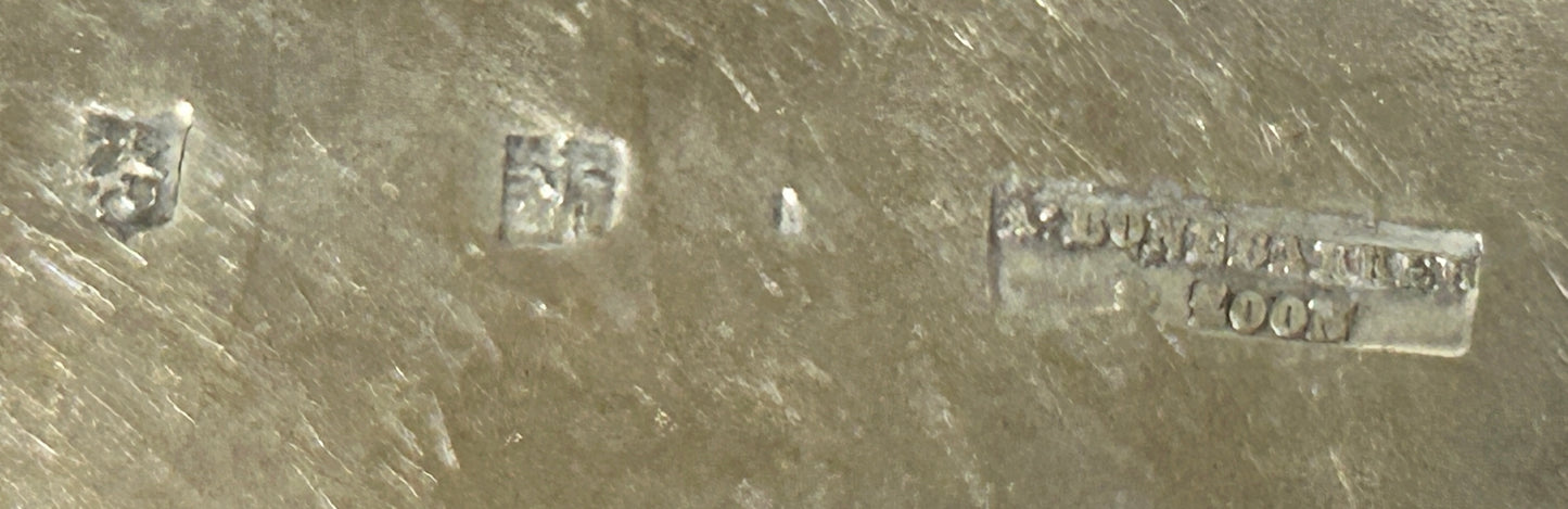 ANTIQUE SILVER DUTCH BOX BY BONEBAKKER ZOOH