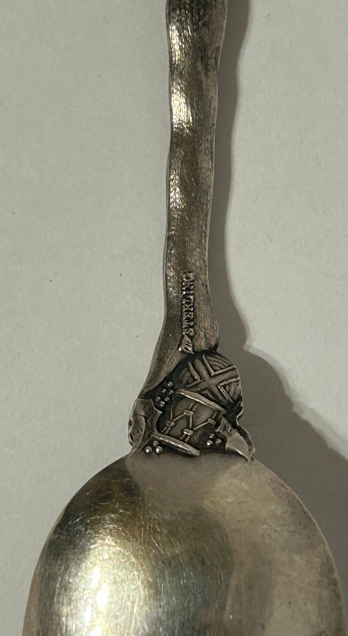 SANTA CLAUS STERLING ANTIQUE SPOON