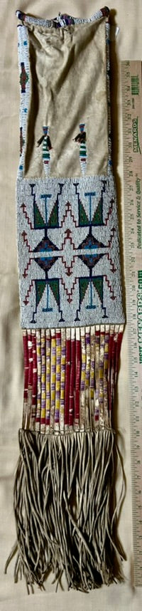 NATIVE AMERICAN SIOUX PIPE BAG LATE 1800'S